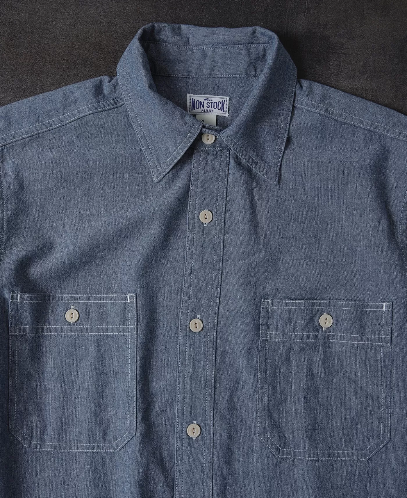blue_chambray_work_shirt_5.webp New Chambray Work Shirt Long Sleeve Shirts