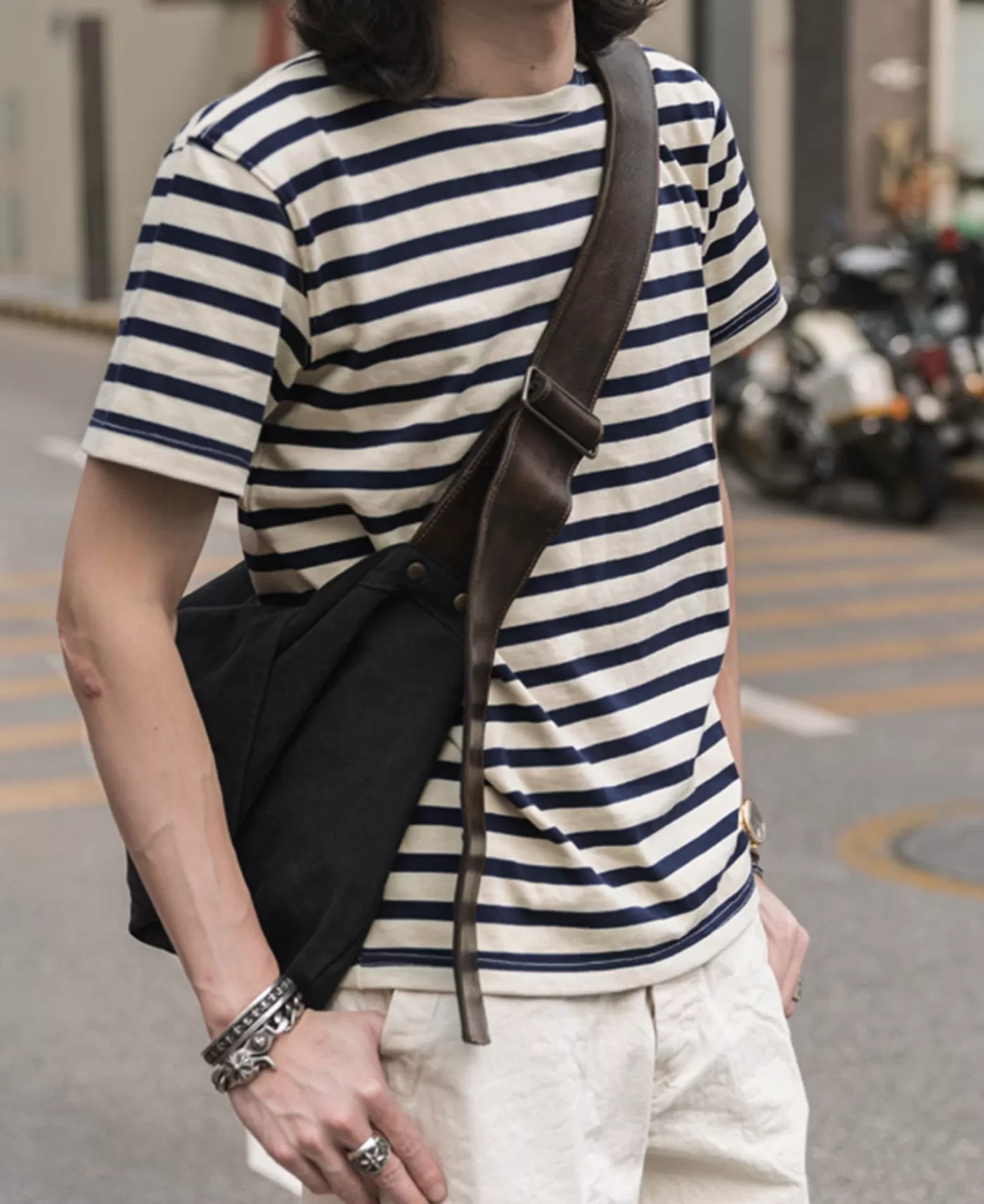 breton_stripe_tshirt_2.webp Cheap Breton Stripe T-Shirt Short Sleeve T-Shirts