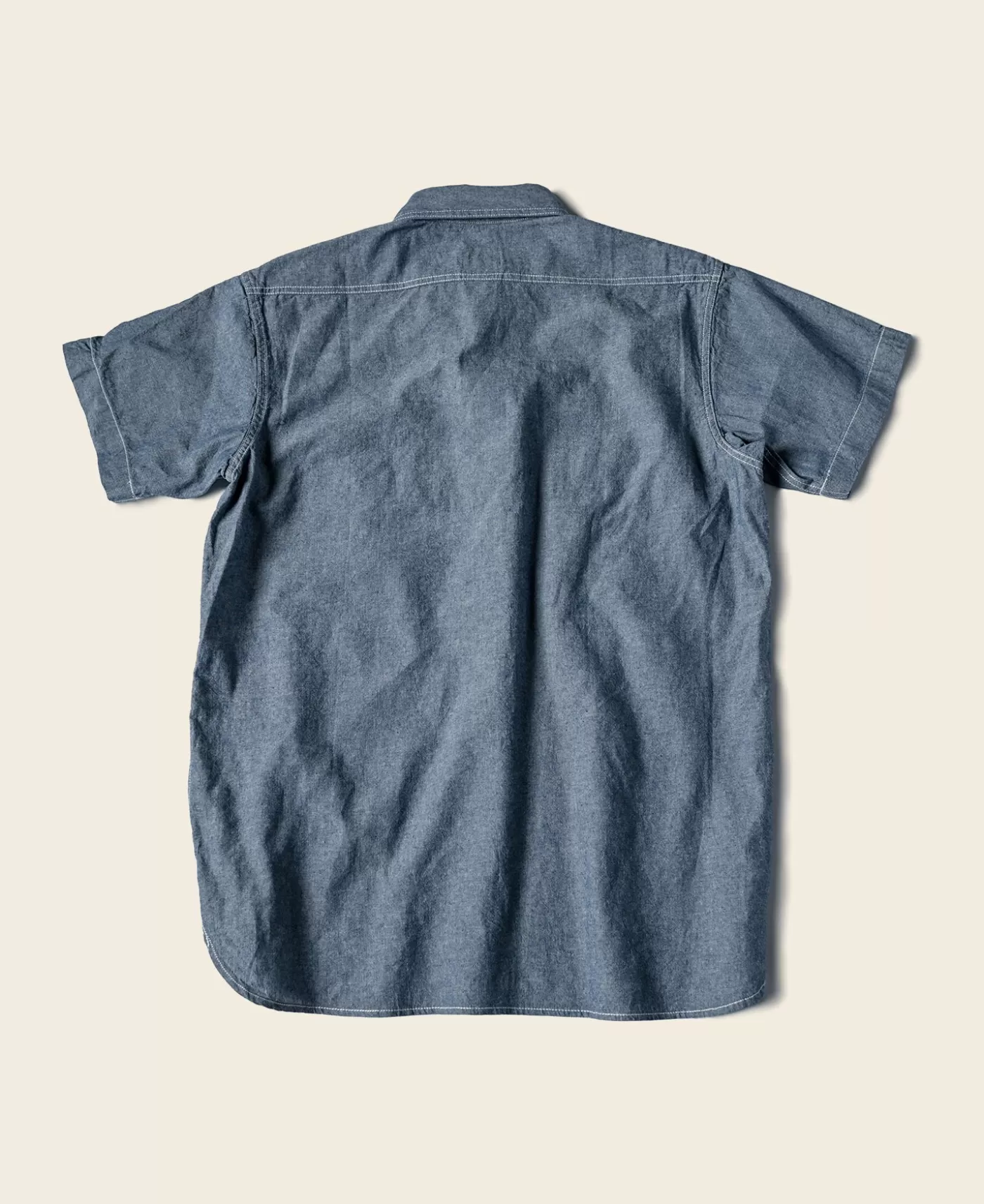 Hot Chambray Short Sleeve Work Shirt Short Sleeve Shirts