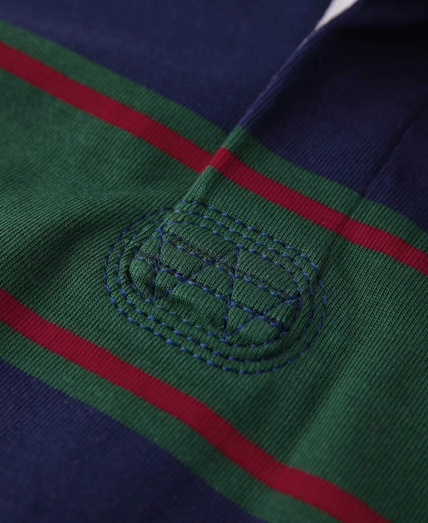 classic_fit_striped_jersey_rugby_shirt__greennavyred_9.webp Fashion Classic Fit Striped Jersey Rugby Shirt - Green/Navy/Red Long Sleeve T-Shirts