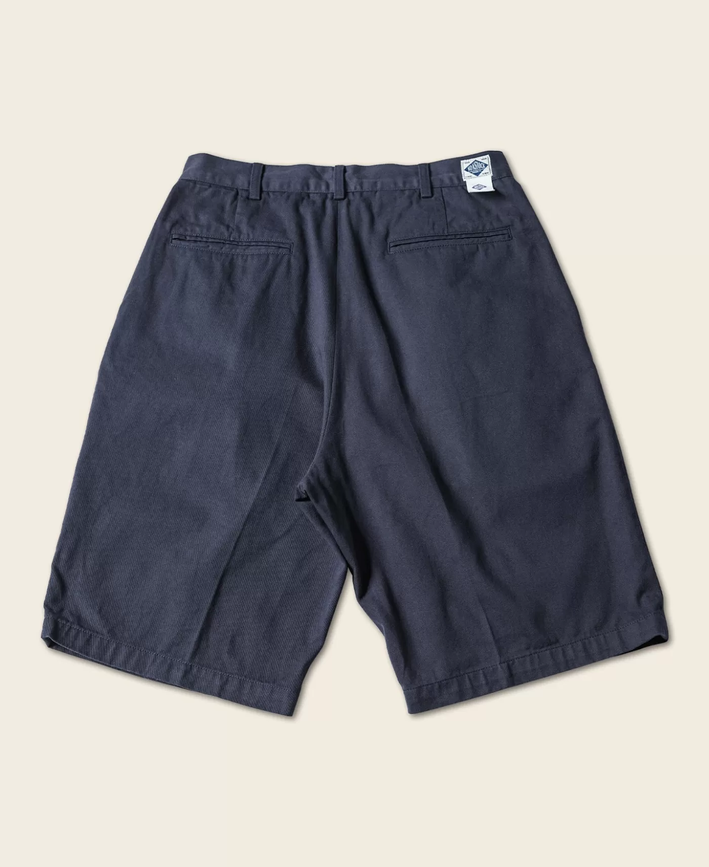 Cheap Classic Straight Leg Double Pleated Shorts - Shorts