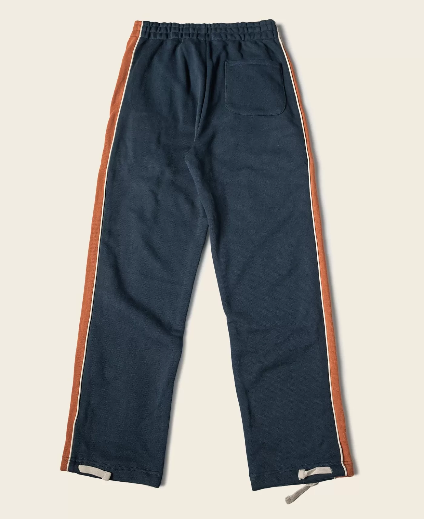 Store Classic Straight-Leg Striped Logo-Embroidered Cotton-Terry Sweatpants - Pants & Trousers | Sweatpants