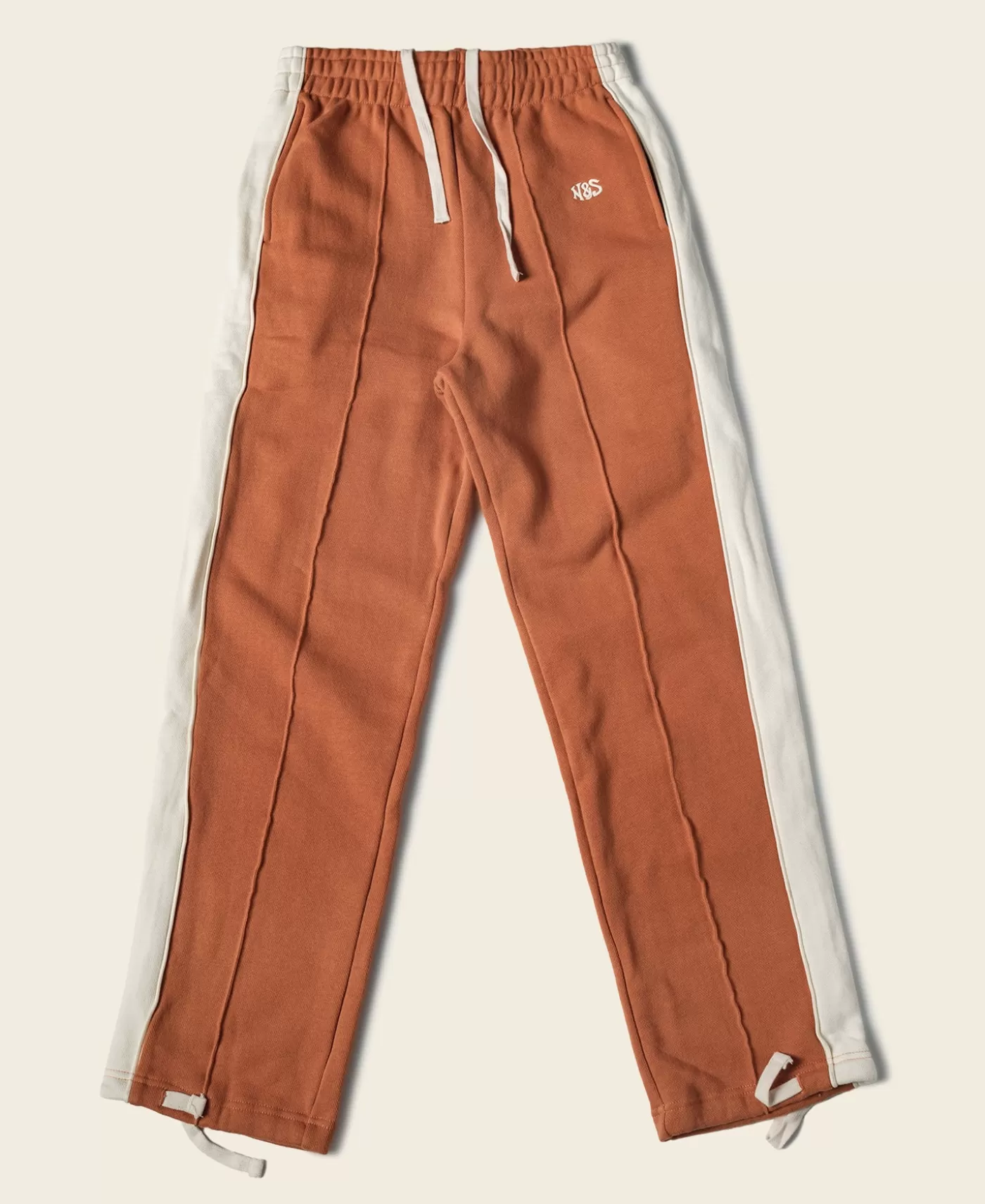 Cheap Classic Straight-Leg Striped Logo-Embroidered Cotton-Terry Sweatpants - Pants & Trousers | Sweatpants