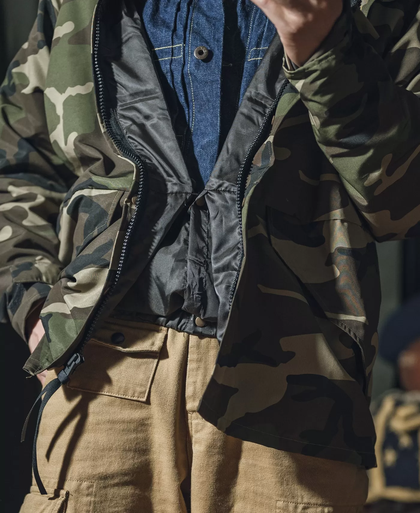 ecwcs_woodland_camo_parka_3.webp Clearance ECWCS Woodland Parka Jackets & Coats