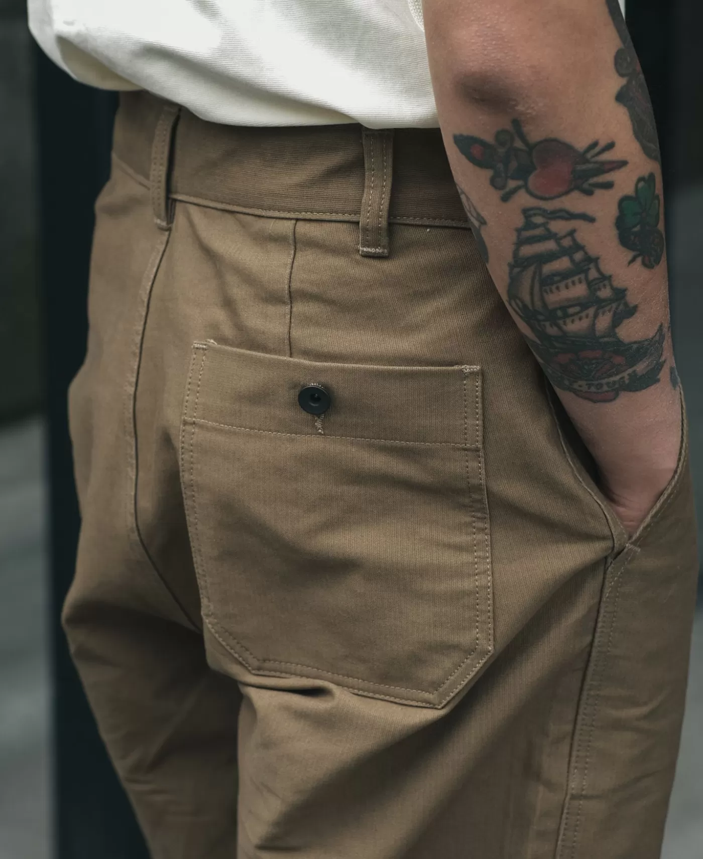 experimental_test_sample_protective_cover_pants__khaki_8.webp Cheap Experimental Test Sample Protective Cover Pants - Pants & Trousers