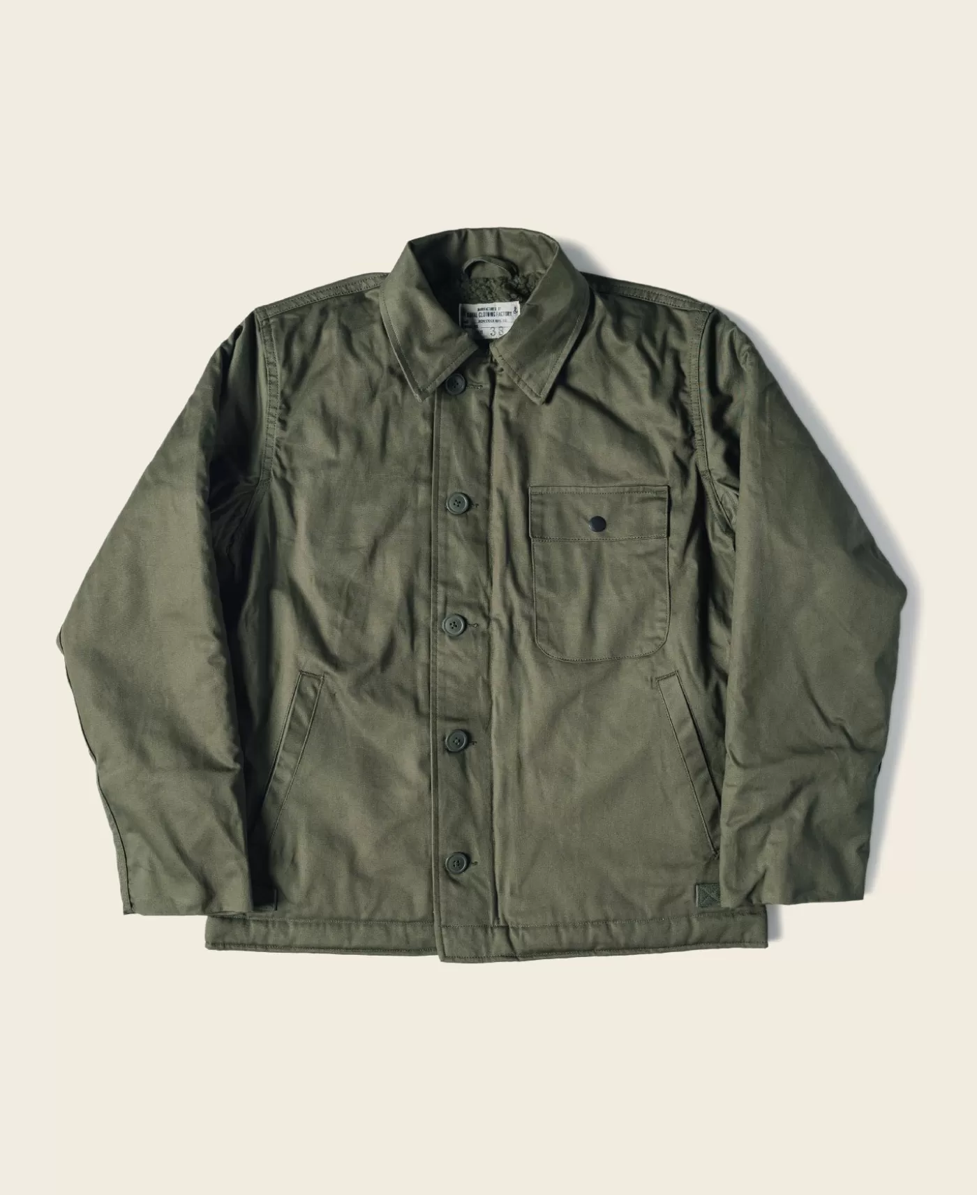 New Final Version USN A-2 Deck Jacket (Polyester Lamb Wool) Jackets & Coats