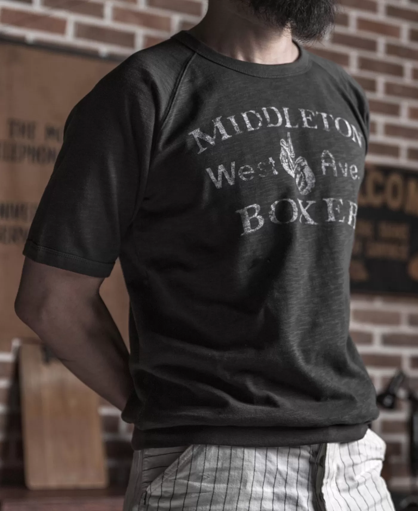 heavy_duty_boxer_physical_training_tshirt__black_4.webp Clearance Heavy Duty Boxer Physical Training T-Shirt - Short Sleeve T-Shirts | Graphic T-Shirts