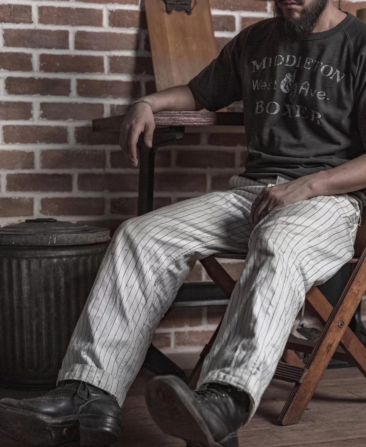 heavy_duty_boxer_physical_training_tshirt__black_5.webp Clearance Heavy Duty Boxer Physical Training T-Shirt - Short Sleeve T-Shirts | Graphic T-Shirts