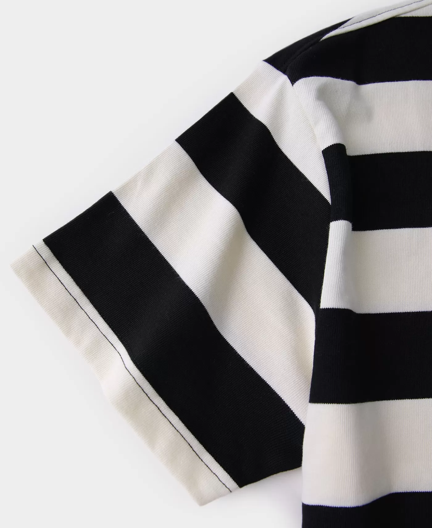 heavyweight_cotton_wide_striped_tshirt__blackwhite_9.webp Discount Heavyweight Cotton Wide Striped T-Shirt - Short Sleeve T-Shirts