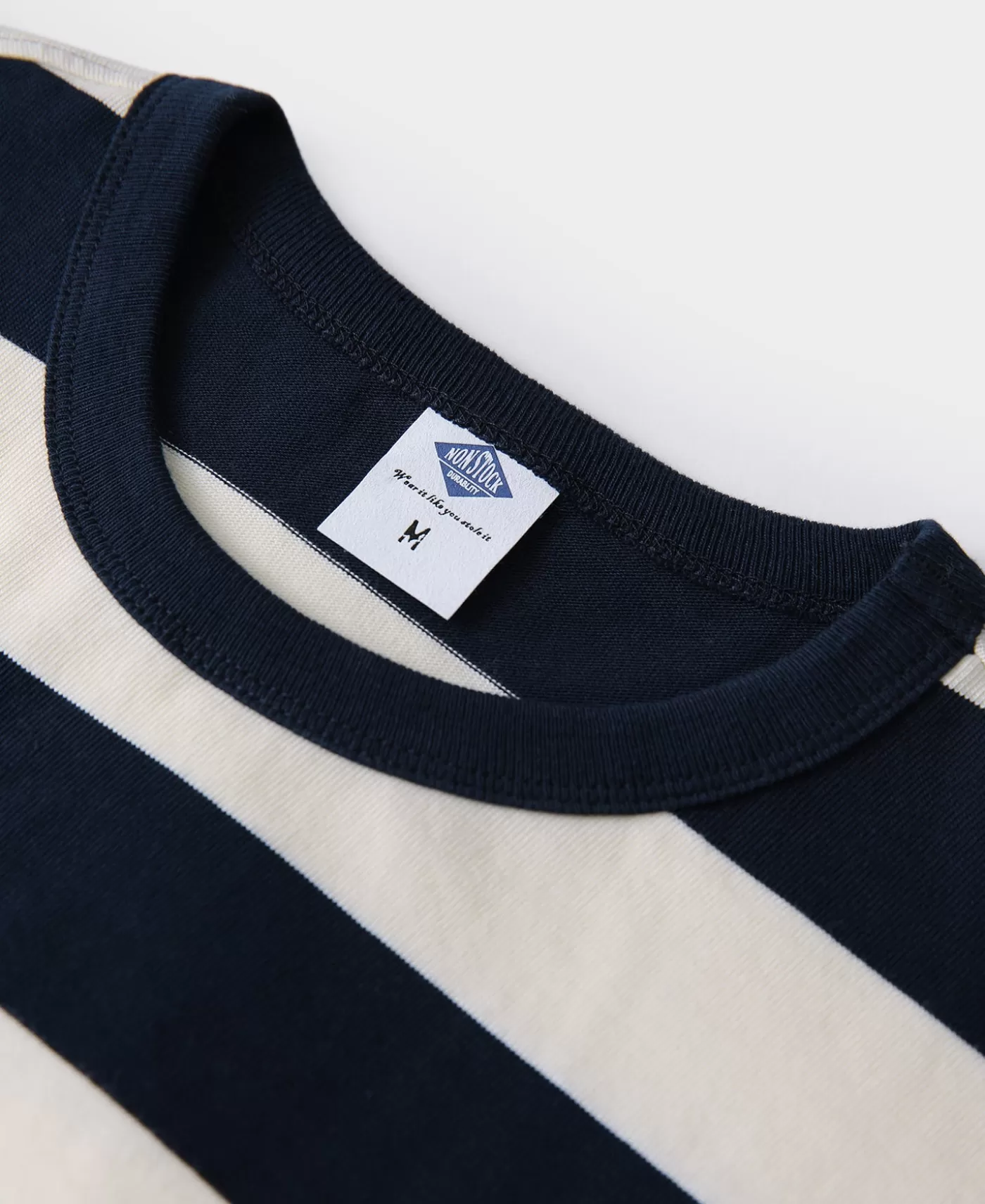 heavyweight_cotton_wide_striped_tshirt__bluewhite_6.webp Store Heavyweight Cotton Wide Striped T-Shirt - Short Sleeve T-Shirts