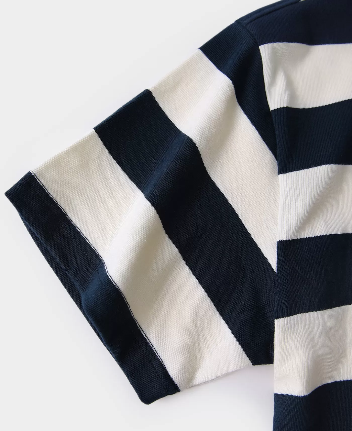 heavyweight_cotton_wide_striped_tshirt__bluewhite_8.webp Store Heavyweight Cotton Wide Striped T-Shirt - Short Sleeve T-Shirts