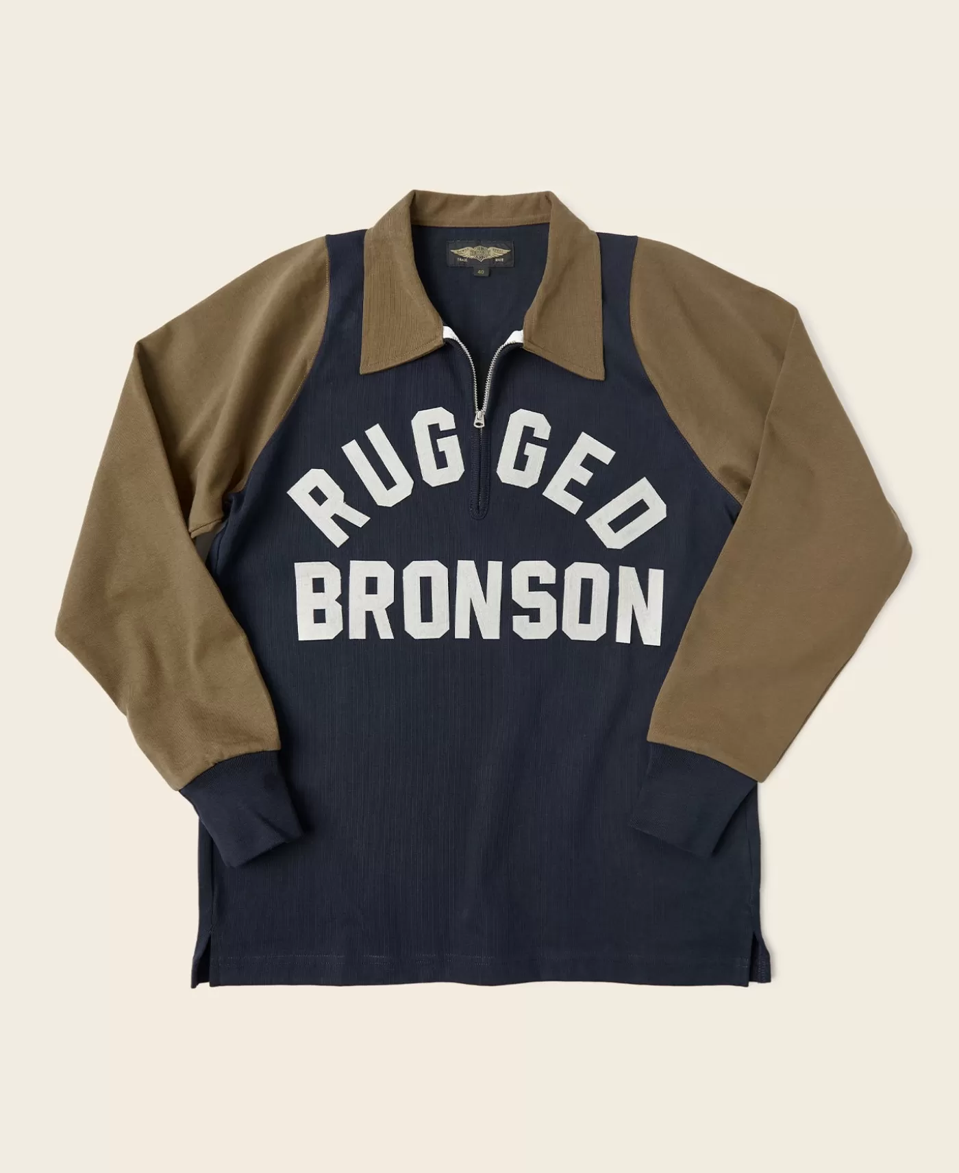 Fashion Heavyweight Two-Tone Racing Jersey T-Shirt - Long Sleeve T-Shirts | Graphic T-Shirts