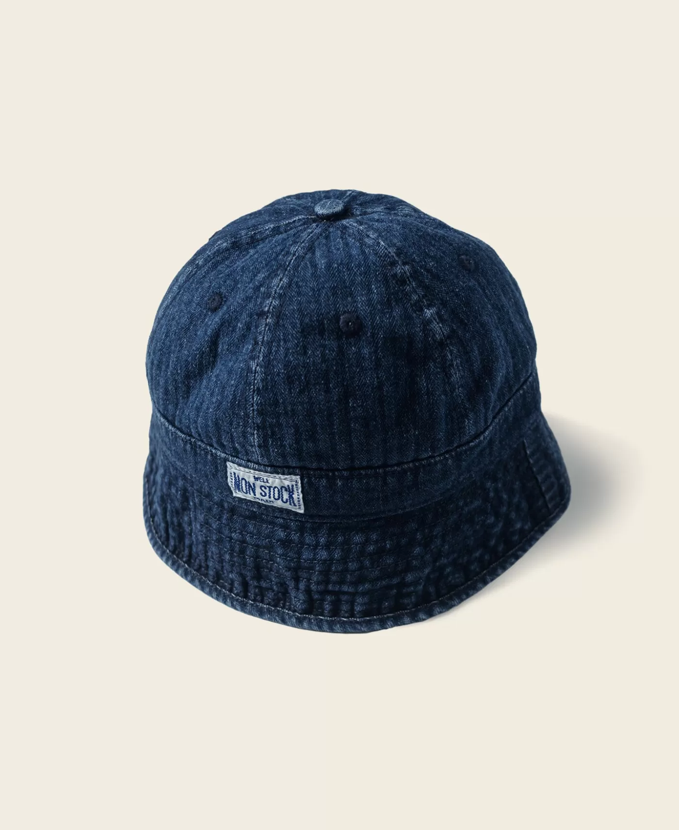 Store Herringbone Denim Bucket Hat Hats & Caps