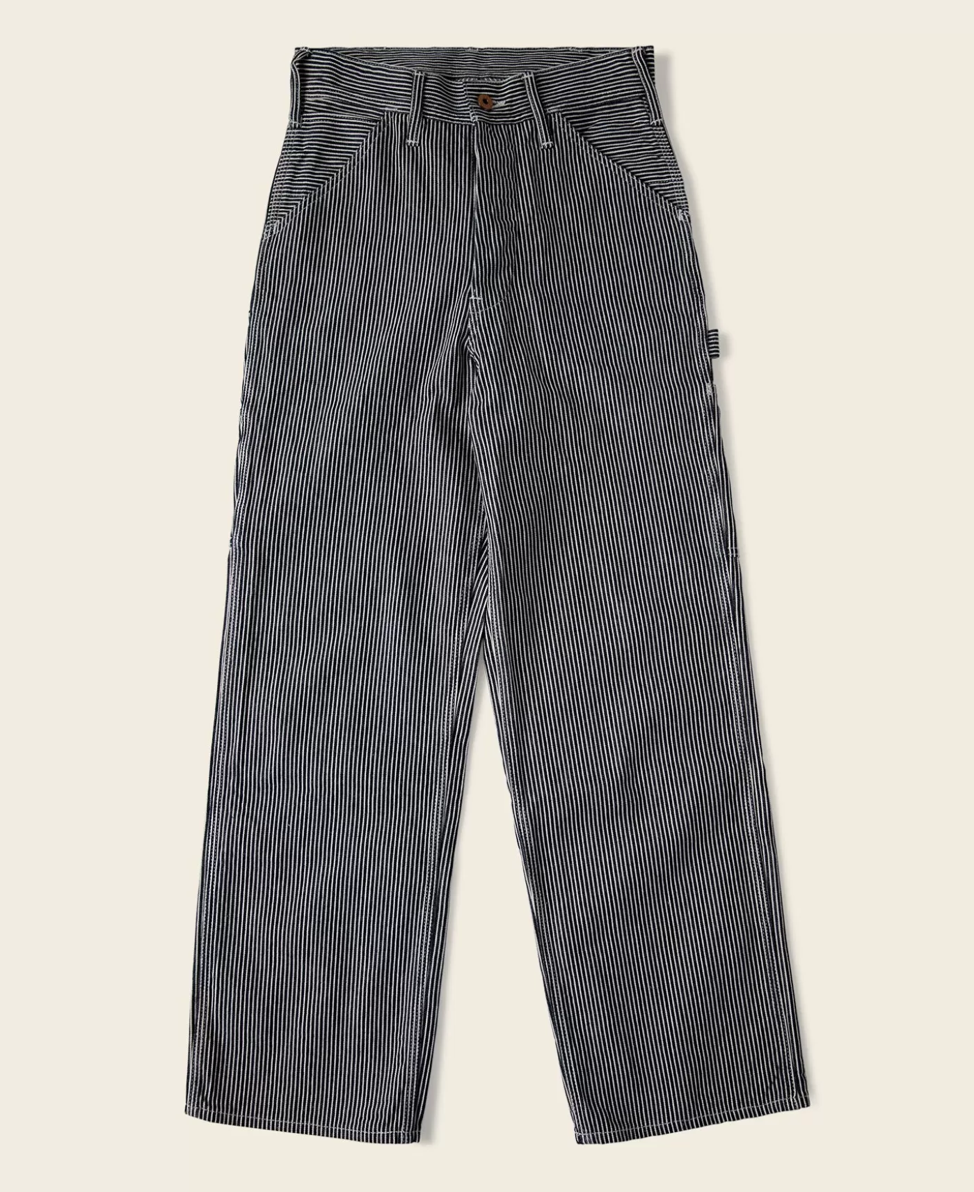 Hot Hickory Stripe Carpenter Pants Pants & Trousers