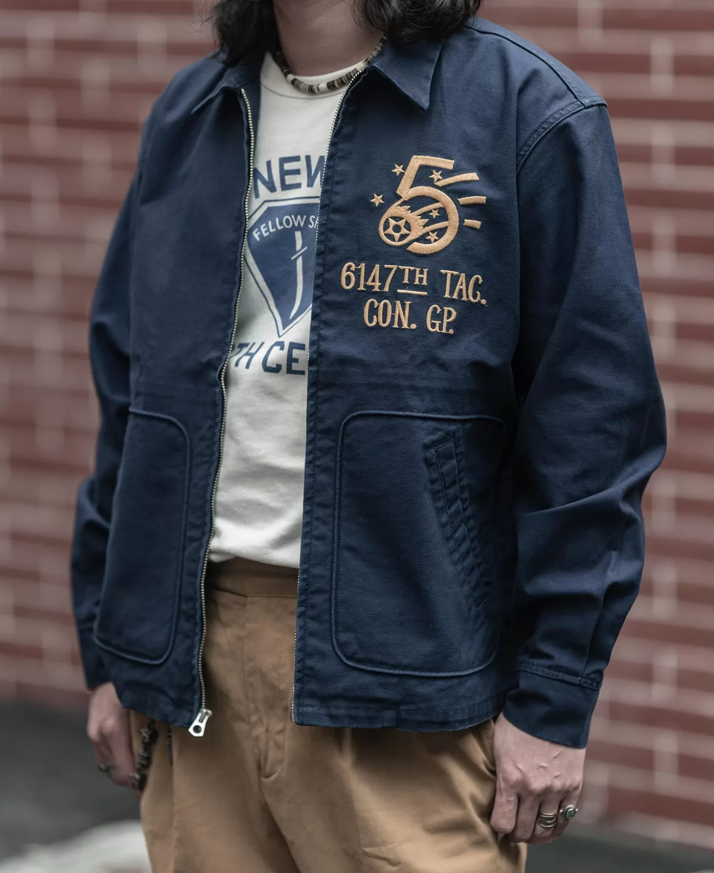 korean_war_th_tag_con_gp_mosquito_club_tour_jacket_3.webp Cheap Korean War 6147th TAG. CON. GP. Mosquito Club Tour Jacket Jackets & Coats