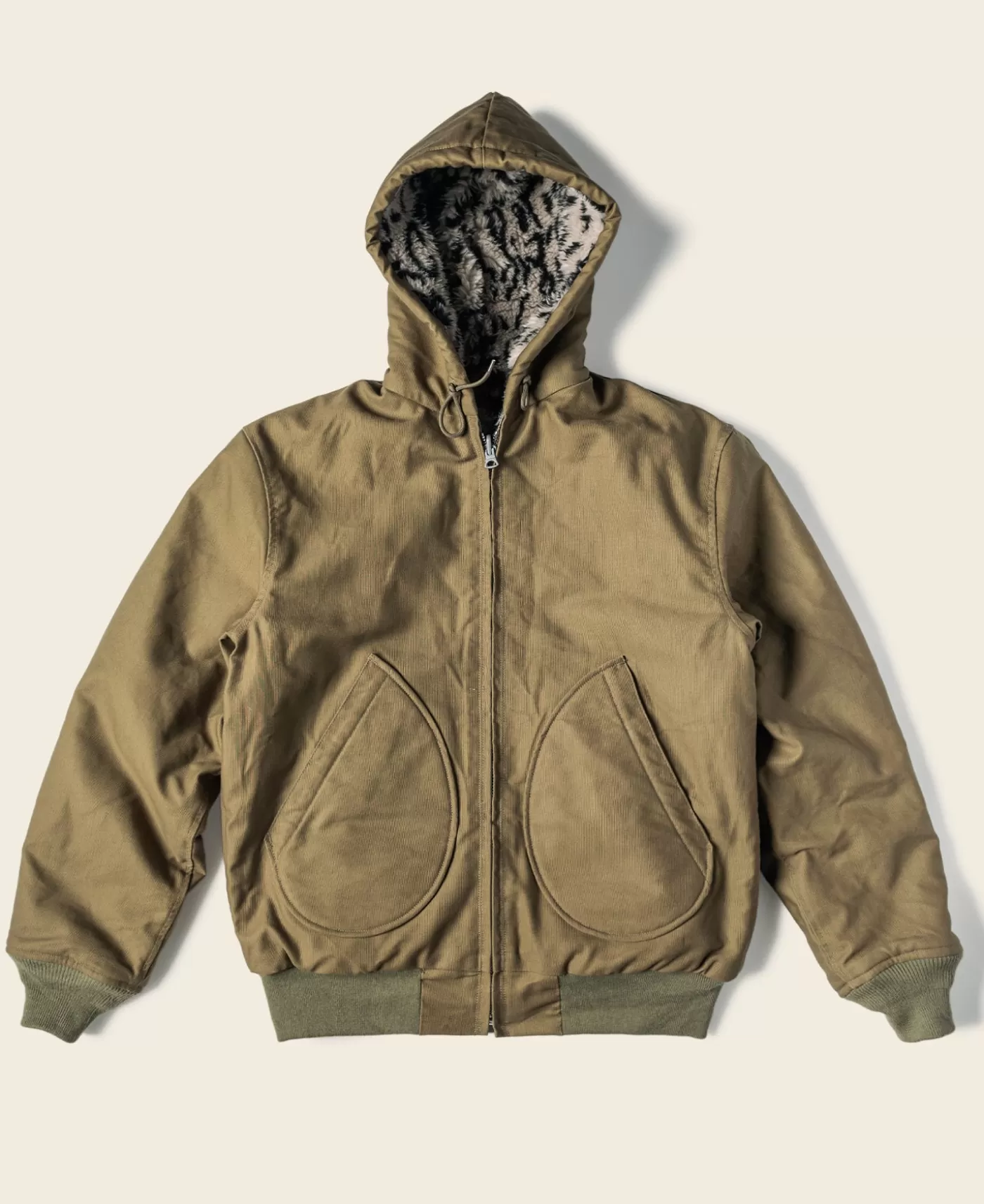 Online Leopard Print Reversible Deck Jacket - Jackets & Coats