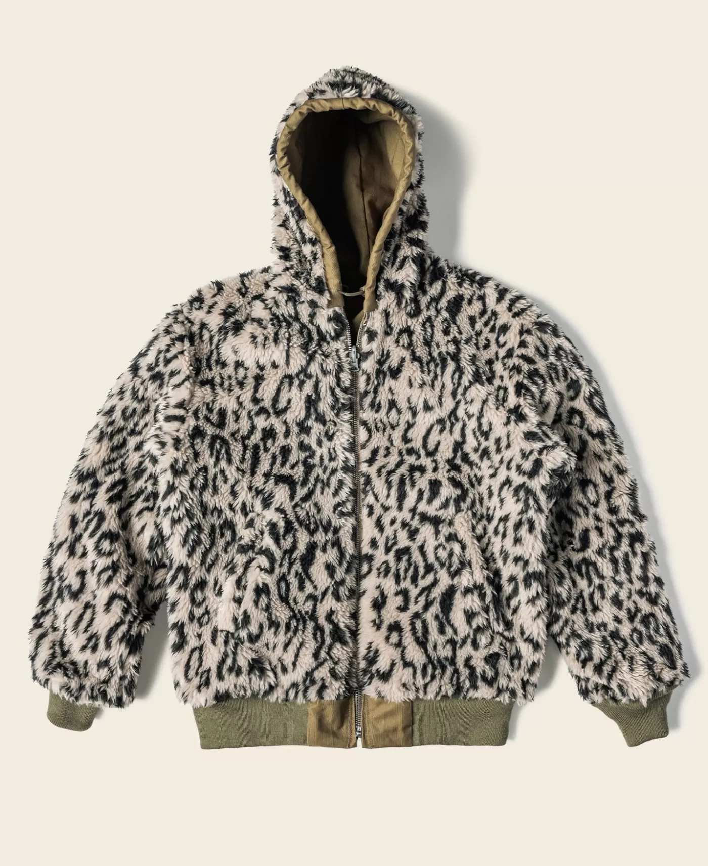 Online Leopard Print Reversible Deck Jacket - Jackets & Coats