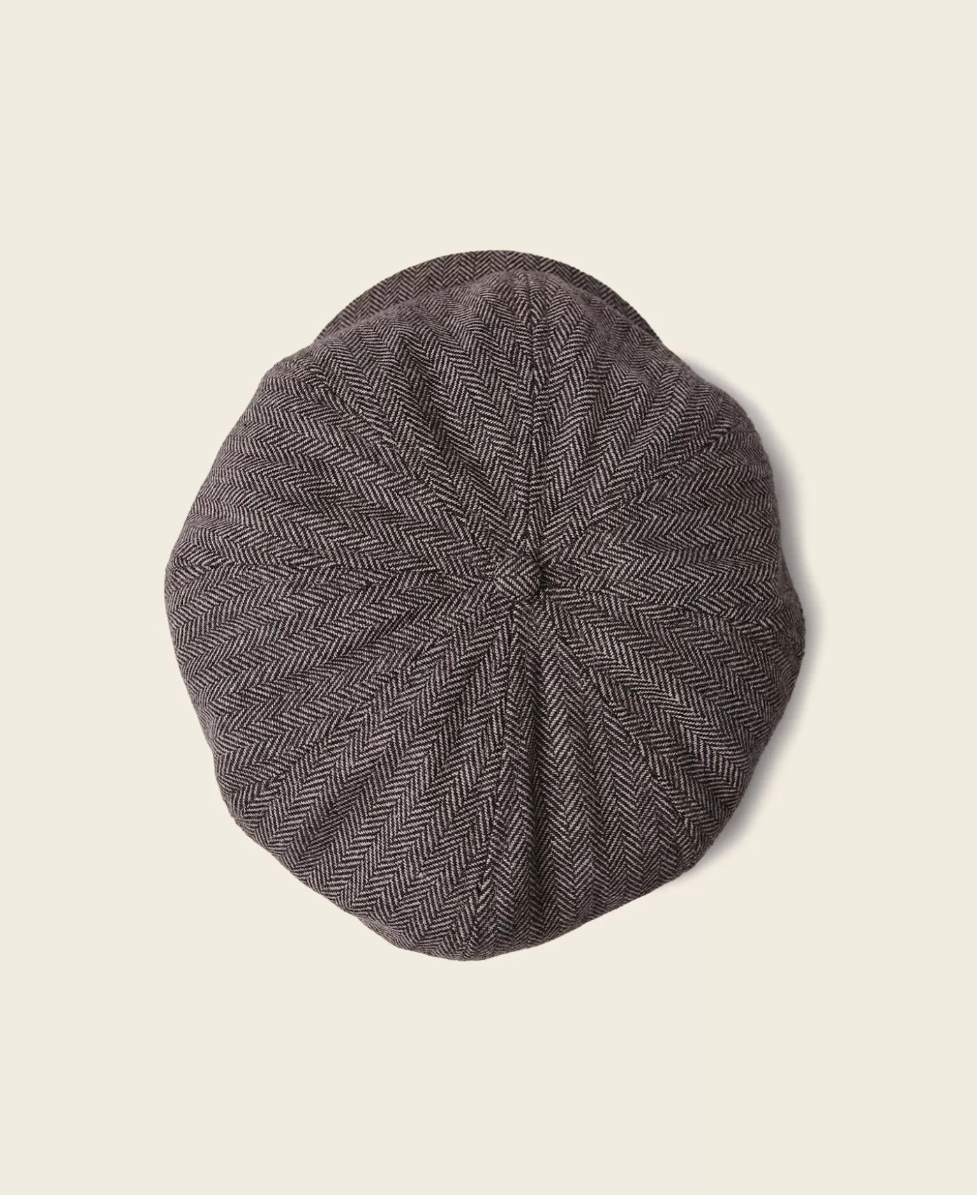 Hot Light Herringbone Wool Newsboy Cap Hats & Caps