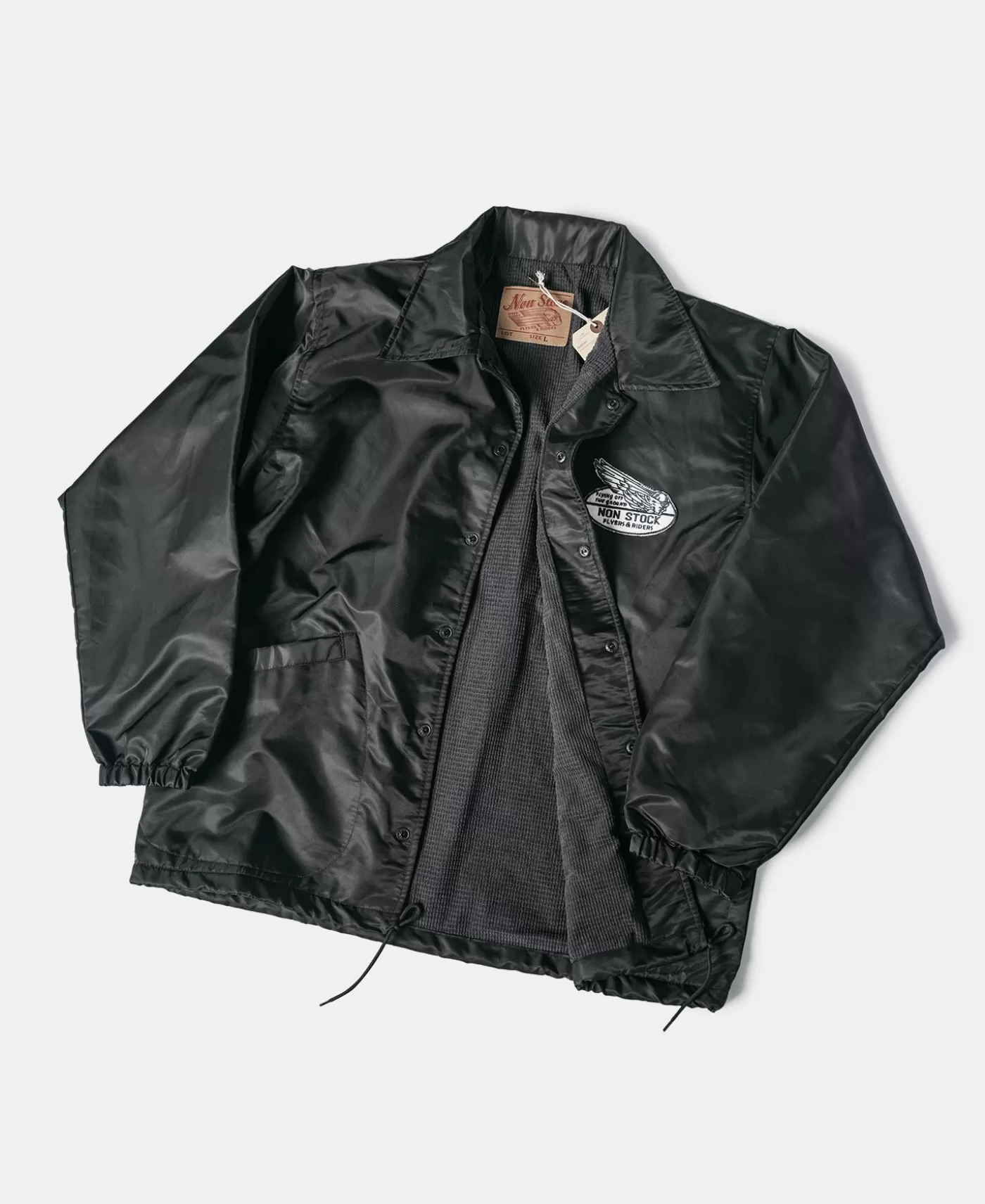 logoappliqued_nylon_coach_jacket__black_2.webp Best Sale Logo-Appliqued Nylon Coach Jacket - Jackets & Coats