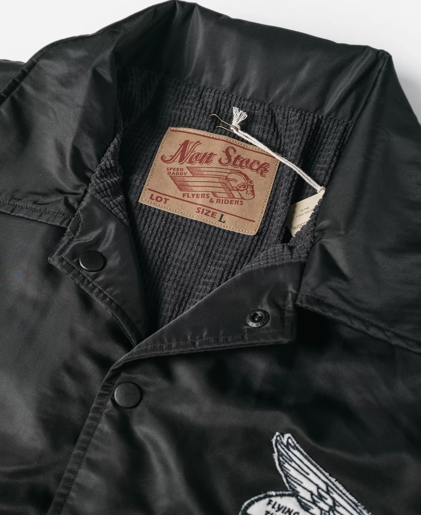 logoappliqued_nylon_coach_jacket__black_7.webp Best Sale Logo-Appliqued Nylon Coach Jacket - Jackets & Coats