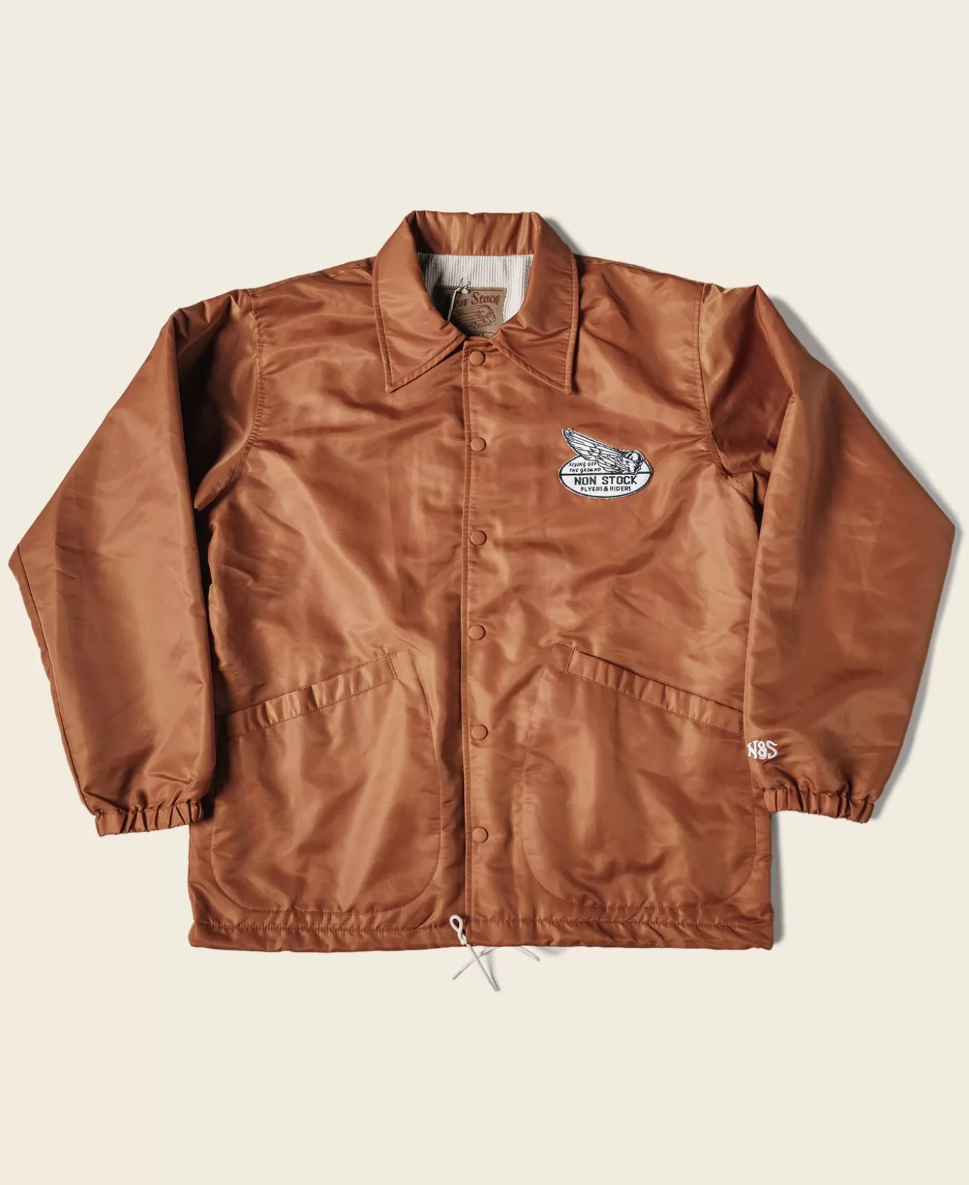 New Logo-Appliqued Nylon Coach Jacket - Jackets & Coats