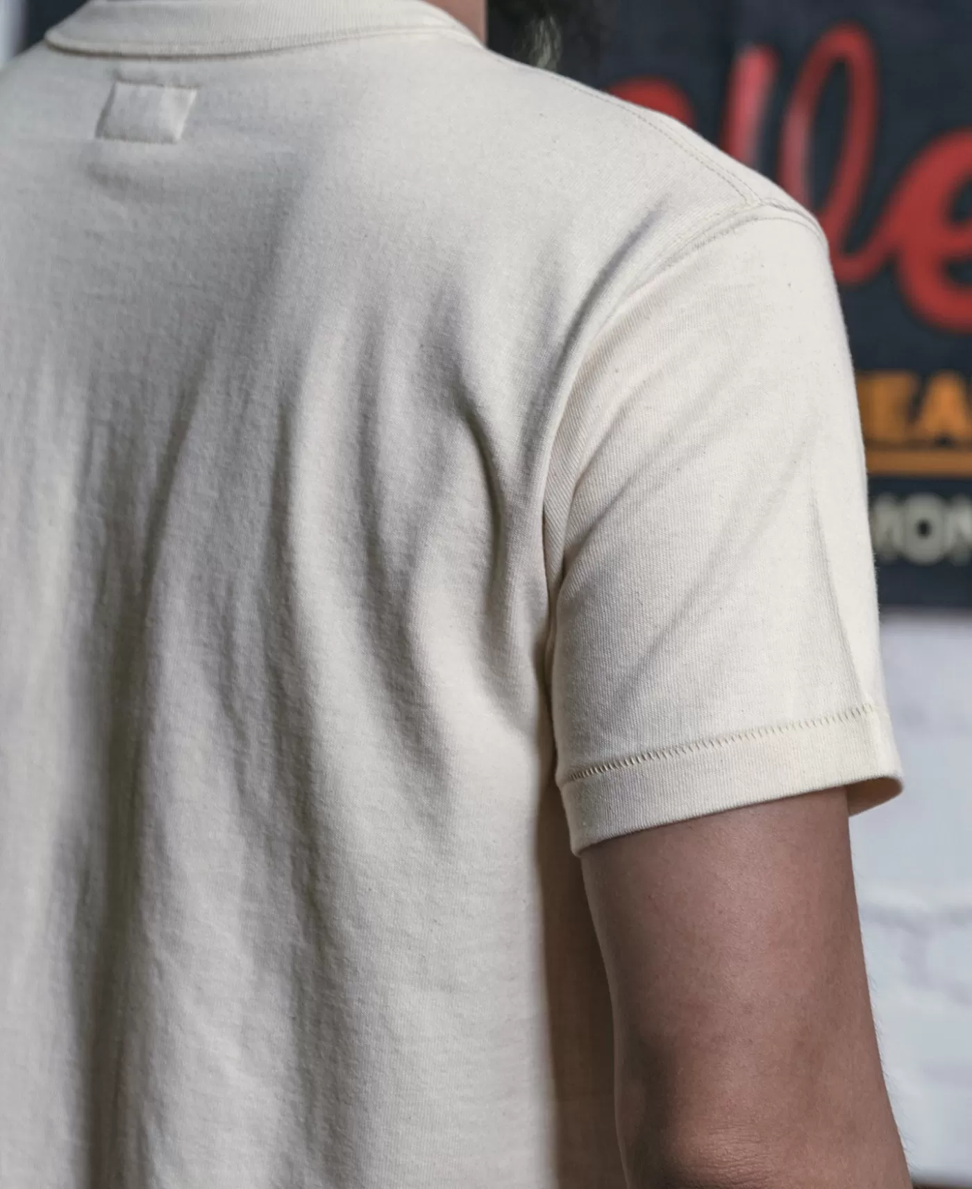 loopwheel_tubular_athletic_tshirt__apricot_6.webp Hot Loopwheel Tubular Athletic T-Shirt - Short Sleeve T-Shirts | Tubular T-Shirt