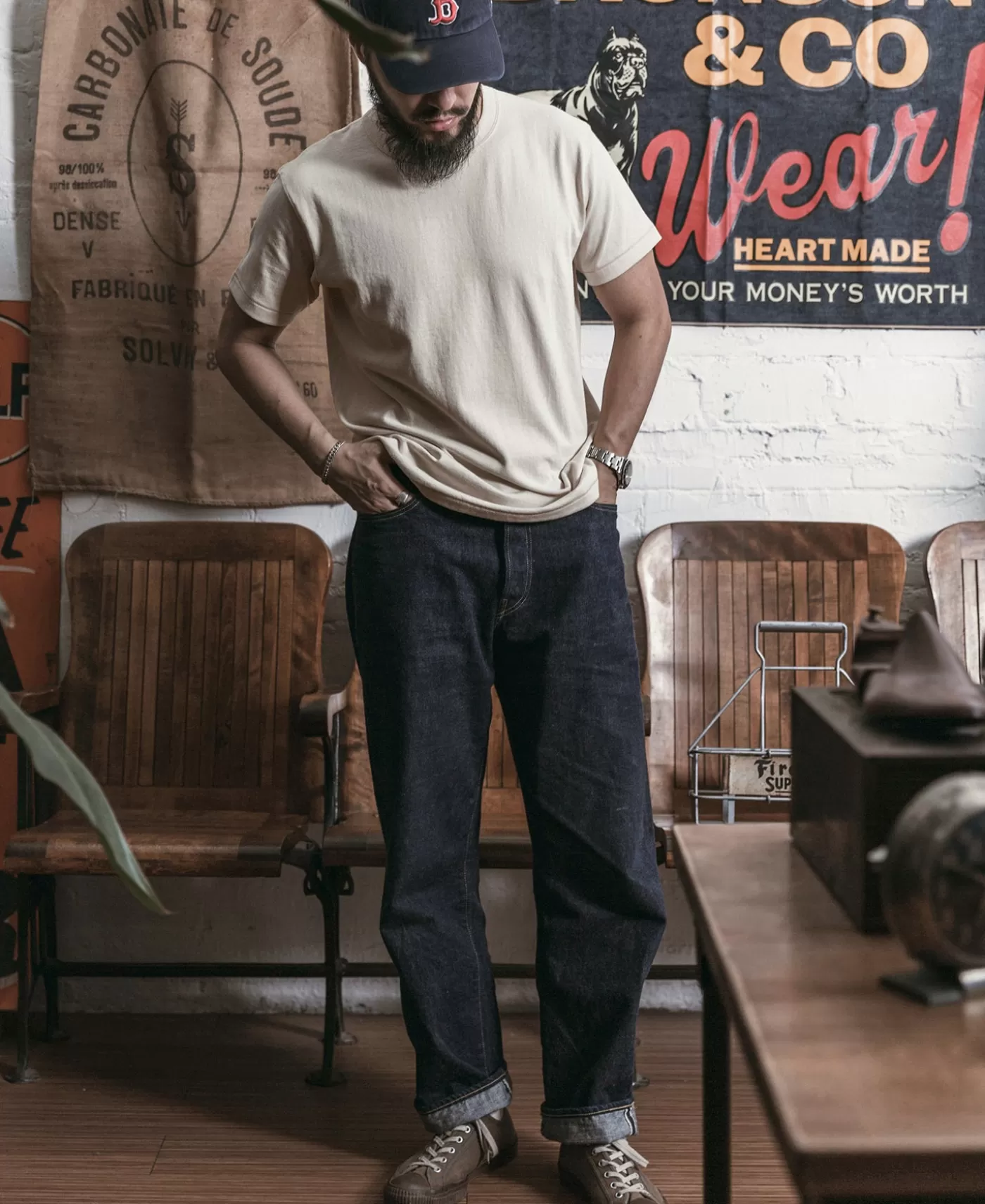 loopwheel_tubular_athletic_tshirt__apricot_7.webp Hot Loopwheel Tubular Athletic T-Shirt - Short Sleeve T-Shirts | Tubular T-Shirt