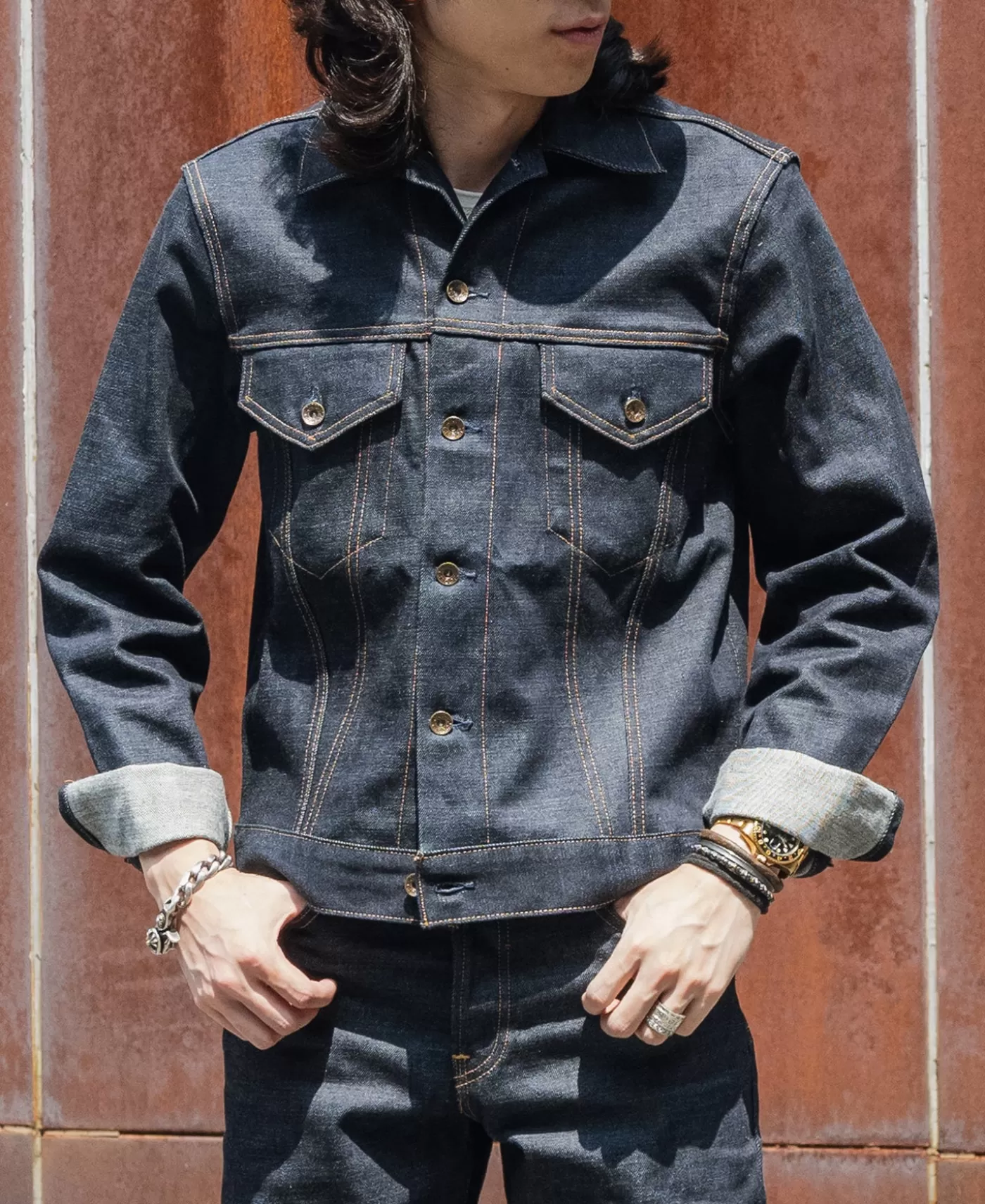 lot___model_rd_selvedge_denim_jacket_3.webp New Lot 601 1969 Model 3rd Selvedge Denim Jacket Denim Jackets | Jackets & Coats