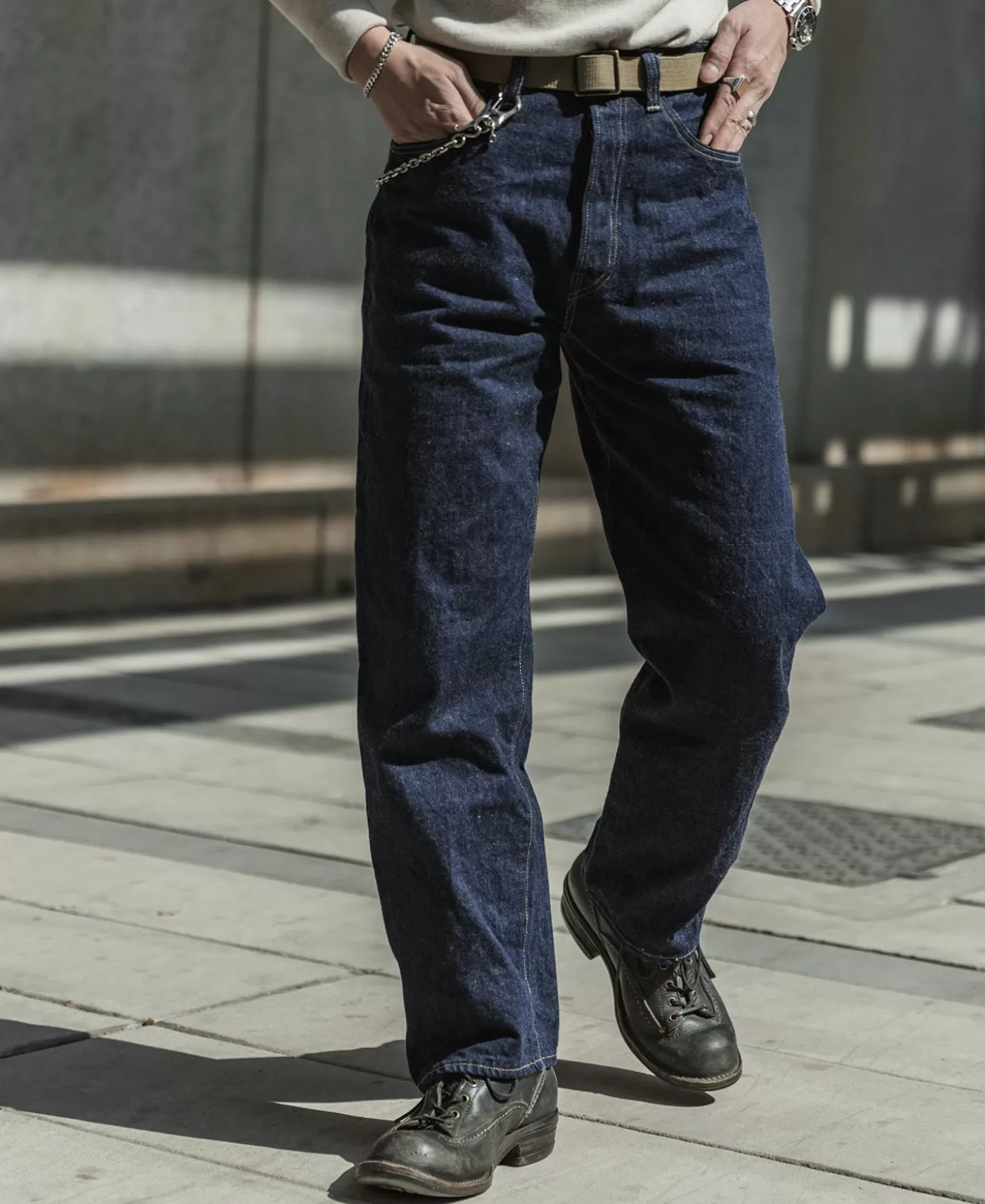 lot___wwii_version_selvedge_denim_jeans_3.webp Online Lot 44801 1944 WWII Version Selvedge Denim Jeans Jeans | Pants & Trousers