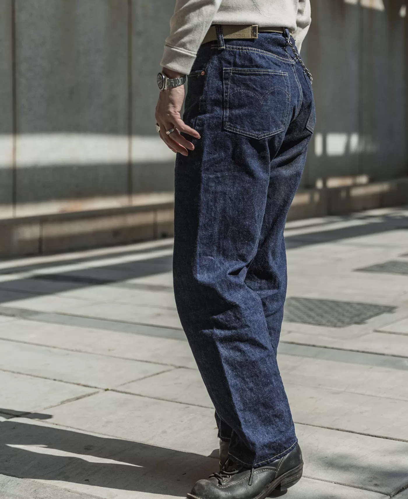 lot___wwii_version_selvedge_denim_jeans_5.webp Online Lot 44801 1944 WWII Version Selvedge Denim Jeans Jeans | Pants & Trousers