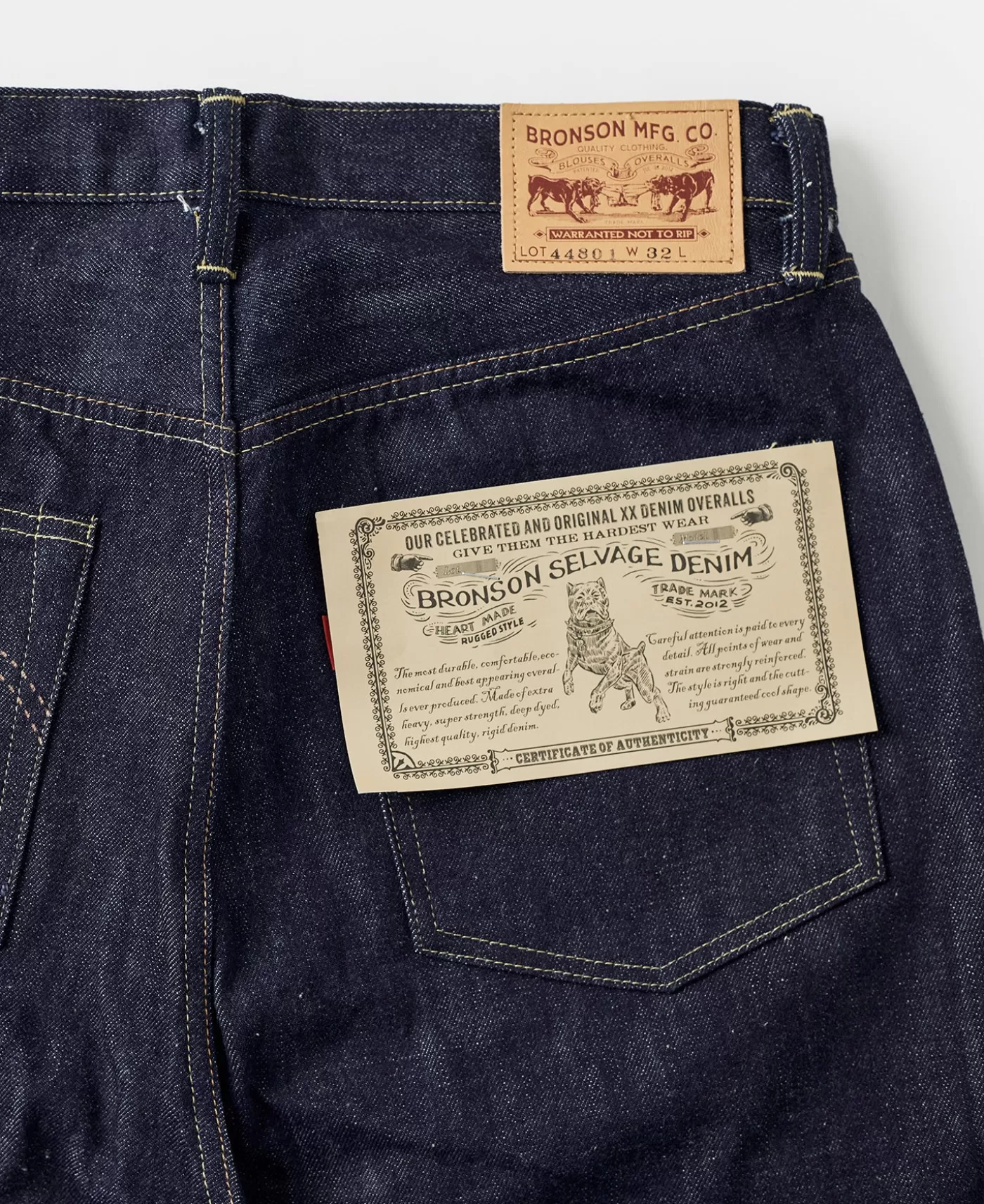 lot___wwii_version_selvedge_denim_jeans_8.webp Online Lot 44801 1944 WWII Version Selvedge Denim Jeans Jeans | Pants & Trousers