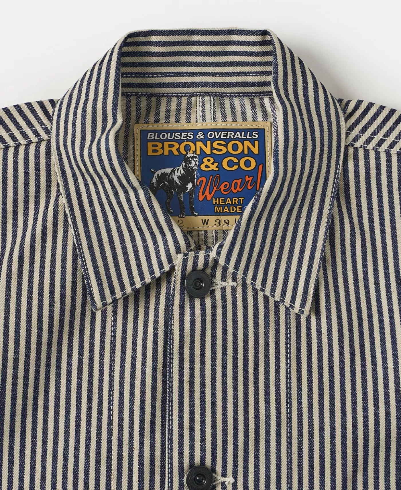 lot__express_stripe_chore_coat_6.webp Cheap Lot 422 Express Stripe Chore Coat Jackets & Coats