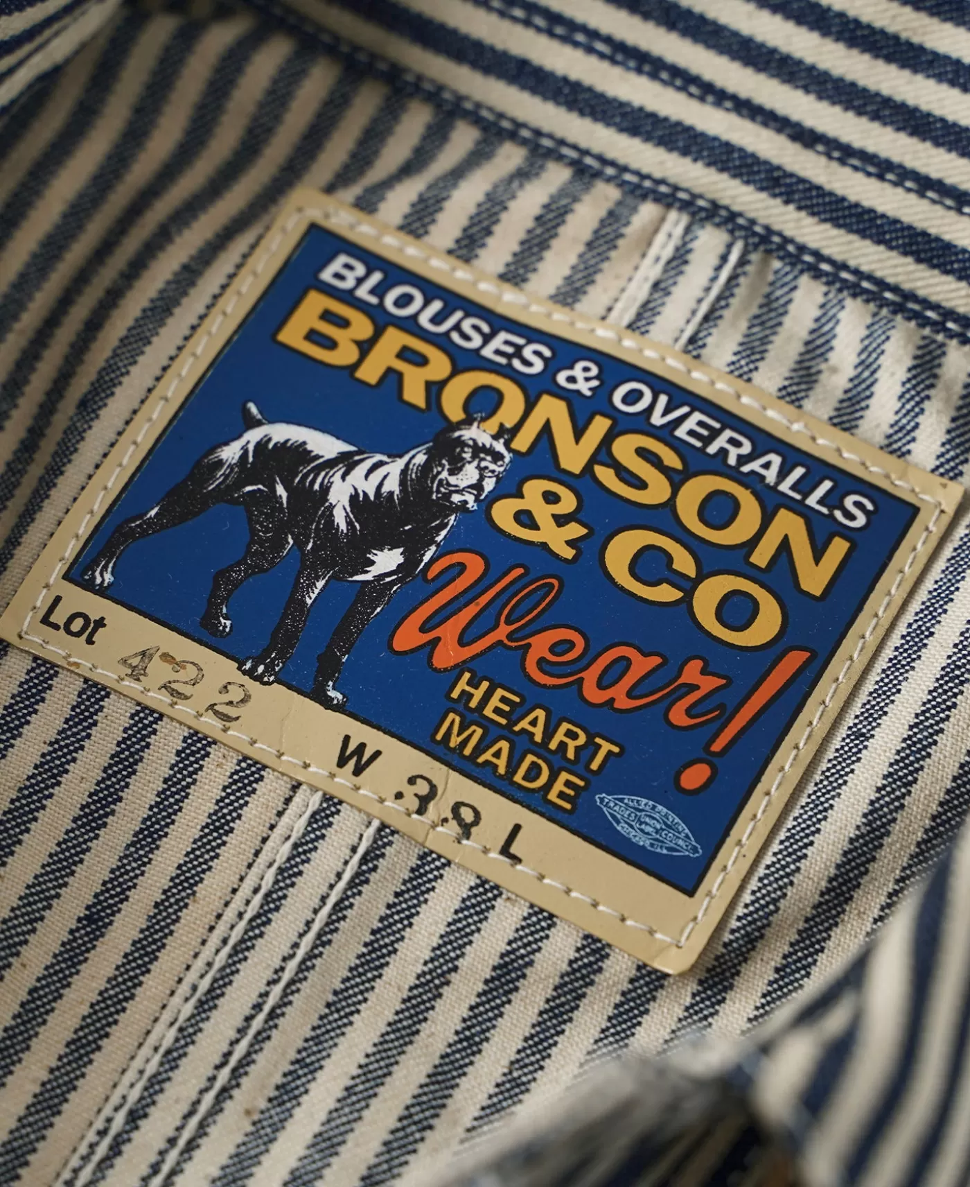 lot__express_stripe_chore_coat_7.webp Cheap Lot 422 Express Stripe Chore Coat Jackets & Coats