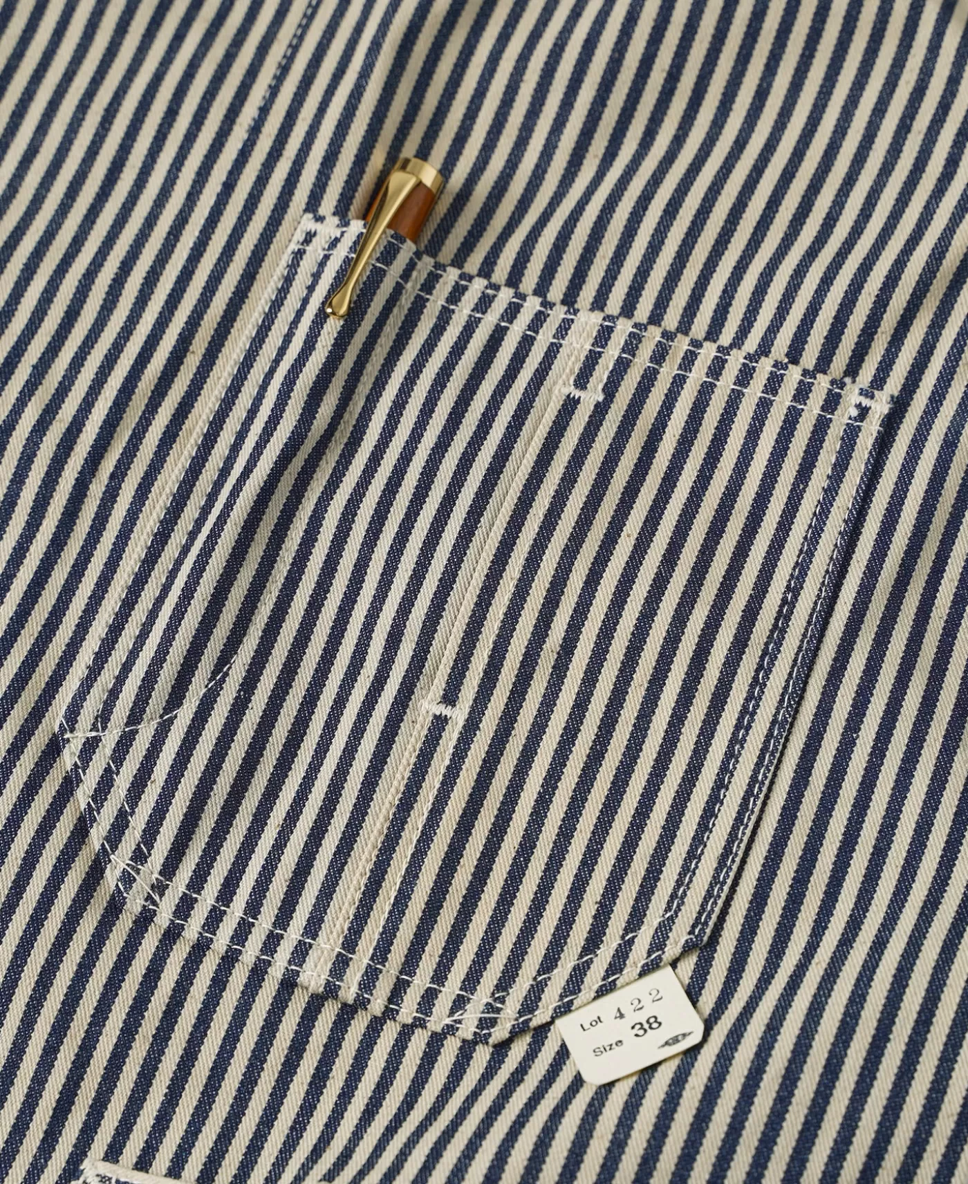 lot__express_stripe_chore_coat_9.webp Cheap Lot 422 Express Stripe Chore Coat Jackets & Coats