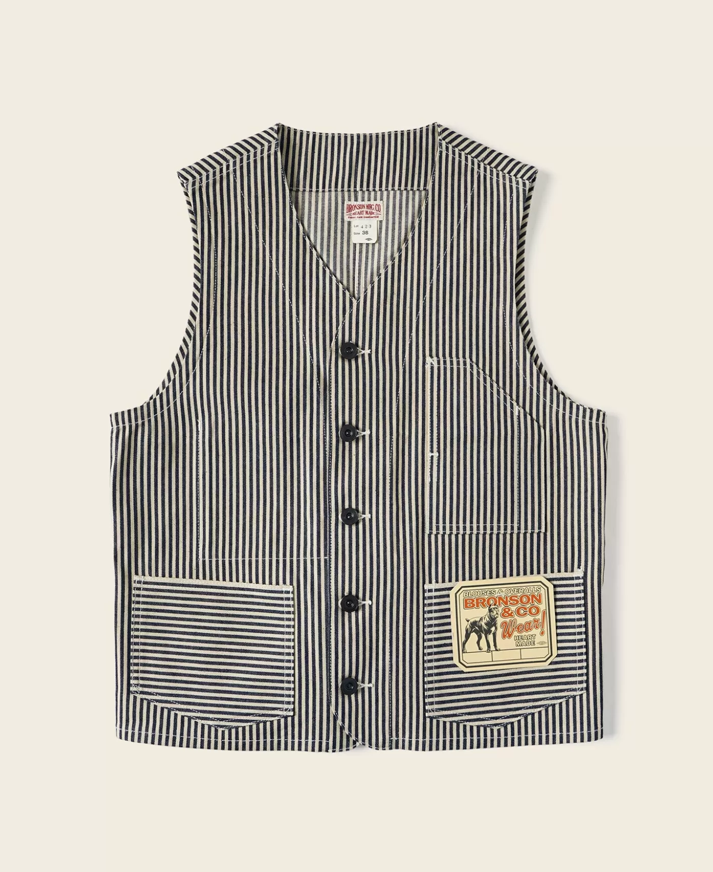 Cheap Lot 423 Express Stripe Vest Vests