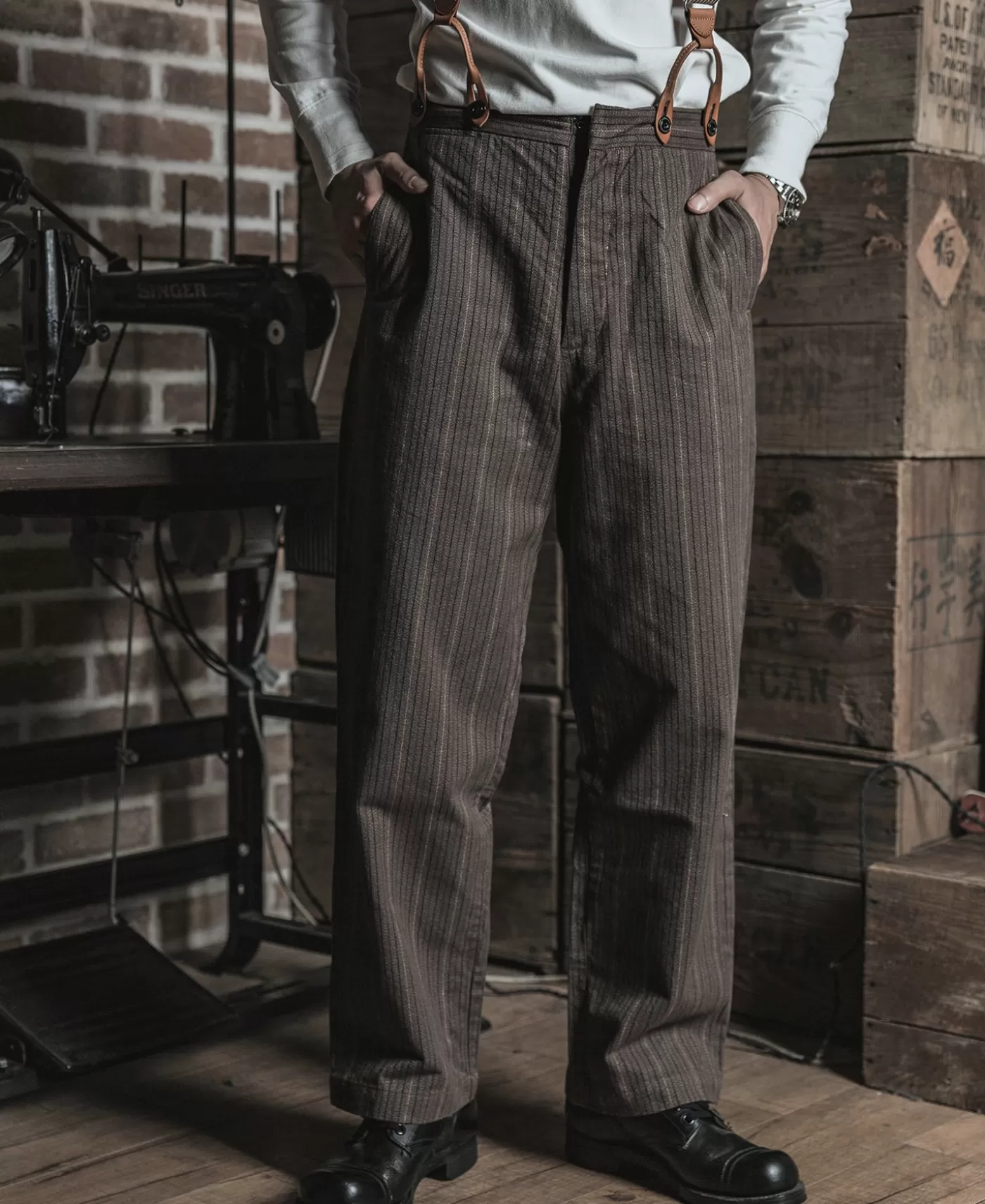 lot__old_time_stripe_pants_6.webp Store Lot 920 Old Time Stripe Pants Pants & Trousers