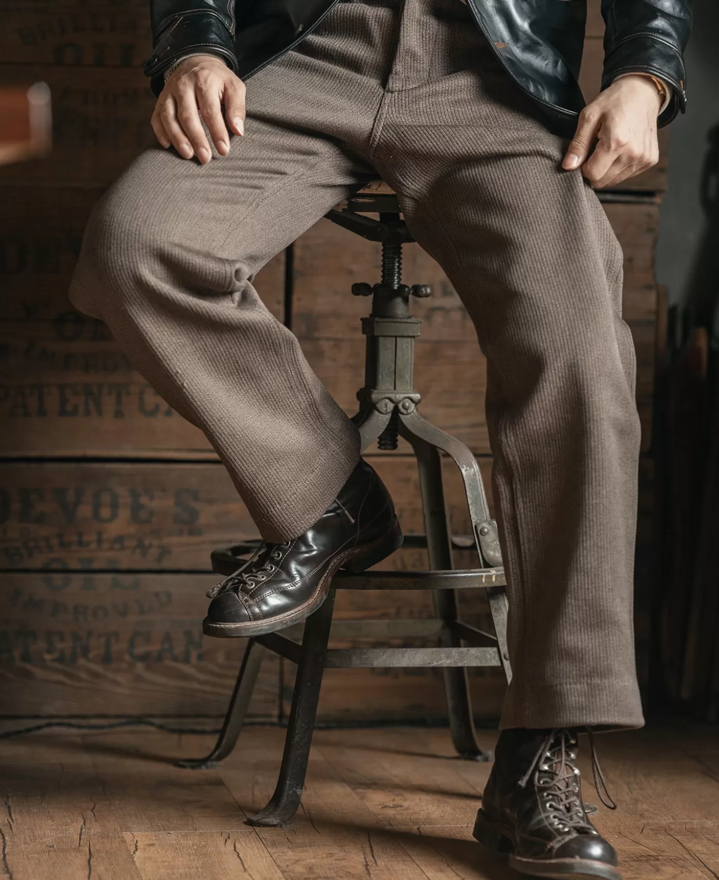 lot__pique_salt__pepper_stripe_pants_3.webp Cheap Lot 929 Pique Salt & Pepper Stripe Pants Pants & Trousers