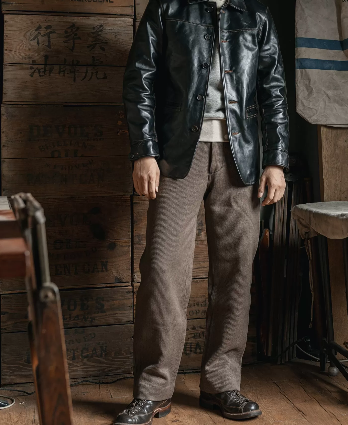 lot__pique_salt__pepper_stripe_pants_4.webp Cheap Lot 929 Pique Salt & Pepper Stripe Pants Pants & Trousers