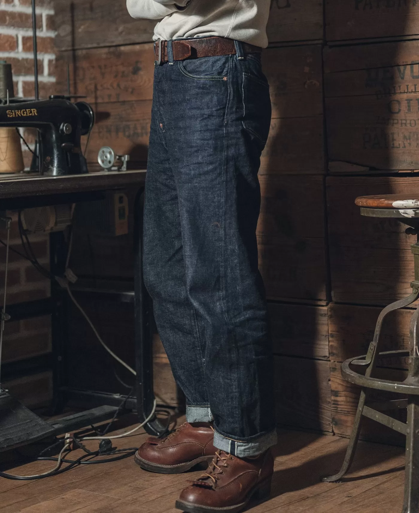 lot_xx__model_selvedge_denim_jeans_4.webp Store Lot 808XX 1937 Model Selvedge Denim Jeans Jeans | Pants & Trousers
