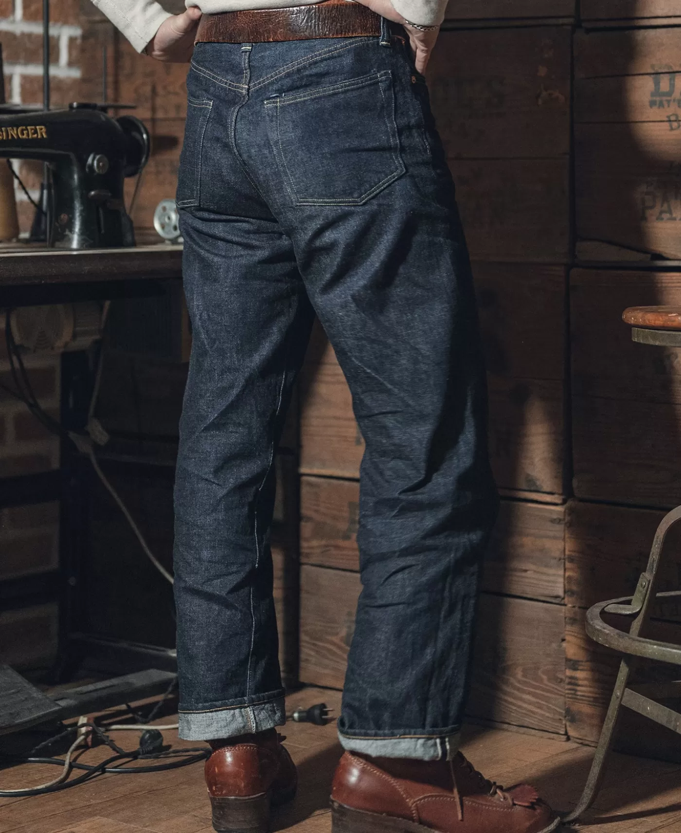 lot_xx__model_selvedge_denim_jeans_5.webp Store Lot 808XX 1937 Model Selvedge Denim Jeans Jeans | Pants & Trousers
