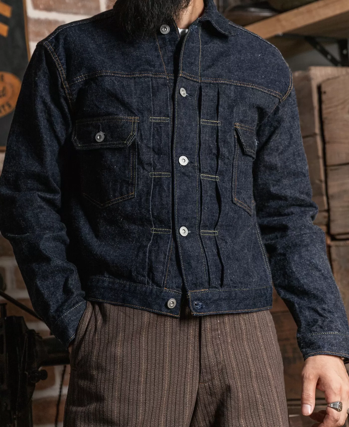 lot_xx__model_type__selvedge_denim_jacket_2.webp Hot Lot 52807XX 1952 Model Type 2 Selvedge Denim Jacket Denim Jackets | Jackets & Coats