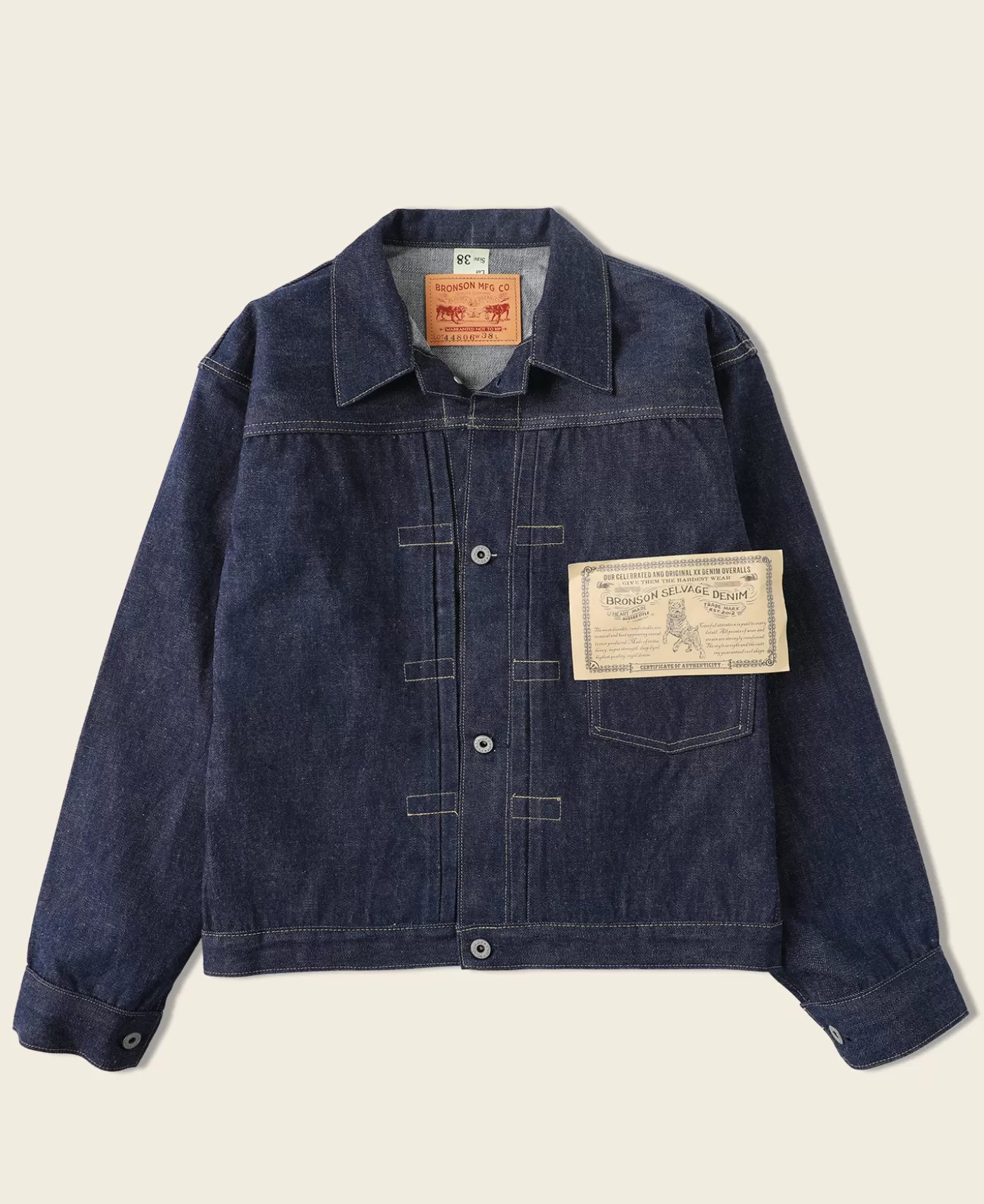 Cheap Lot 44806XX WWII Type 1 Selvedge Denim Jacket Denim Jackets | Jackets & Coats