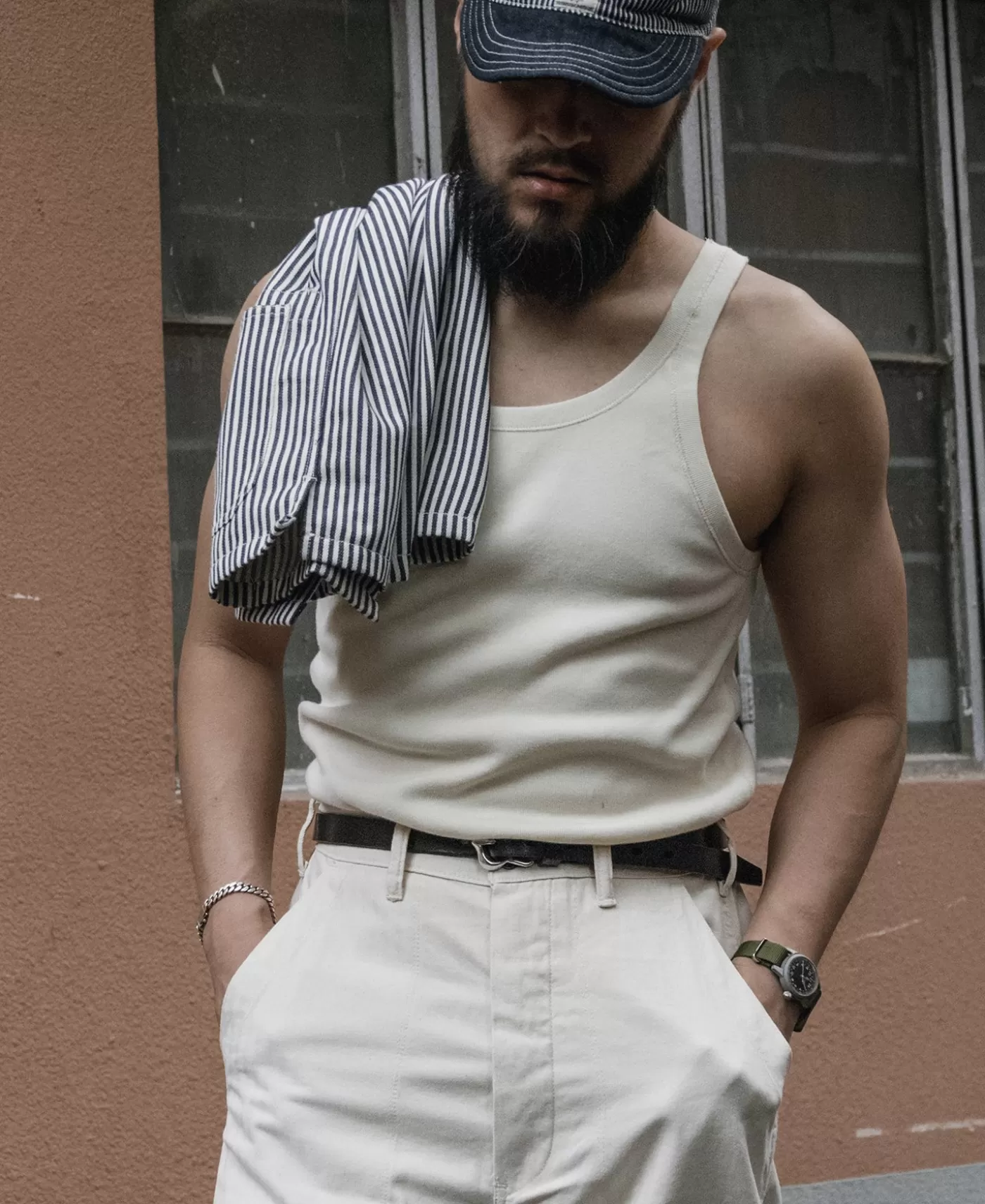 military_cotton_tank_top__apricot_2.webp New Military Cotton Tank Top - Underwear