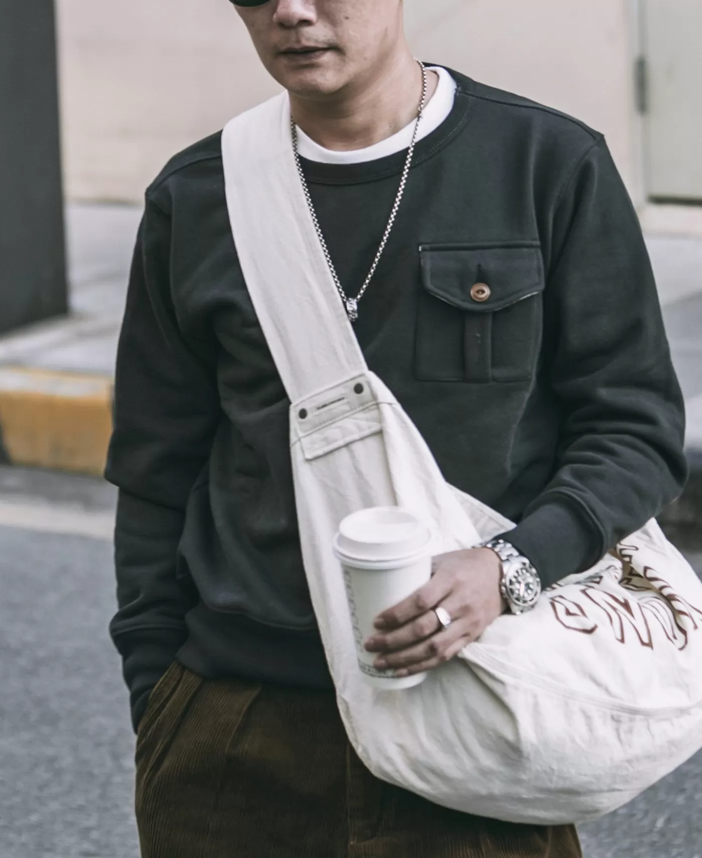 Cheap Military Pocket Sweatshirt - Sweatshirts & Hoodies