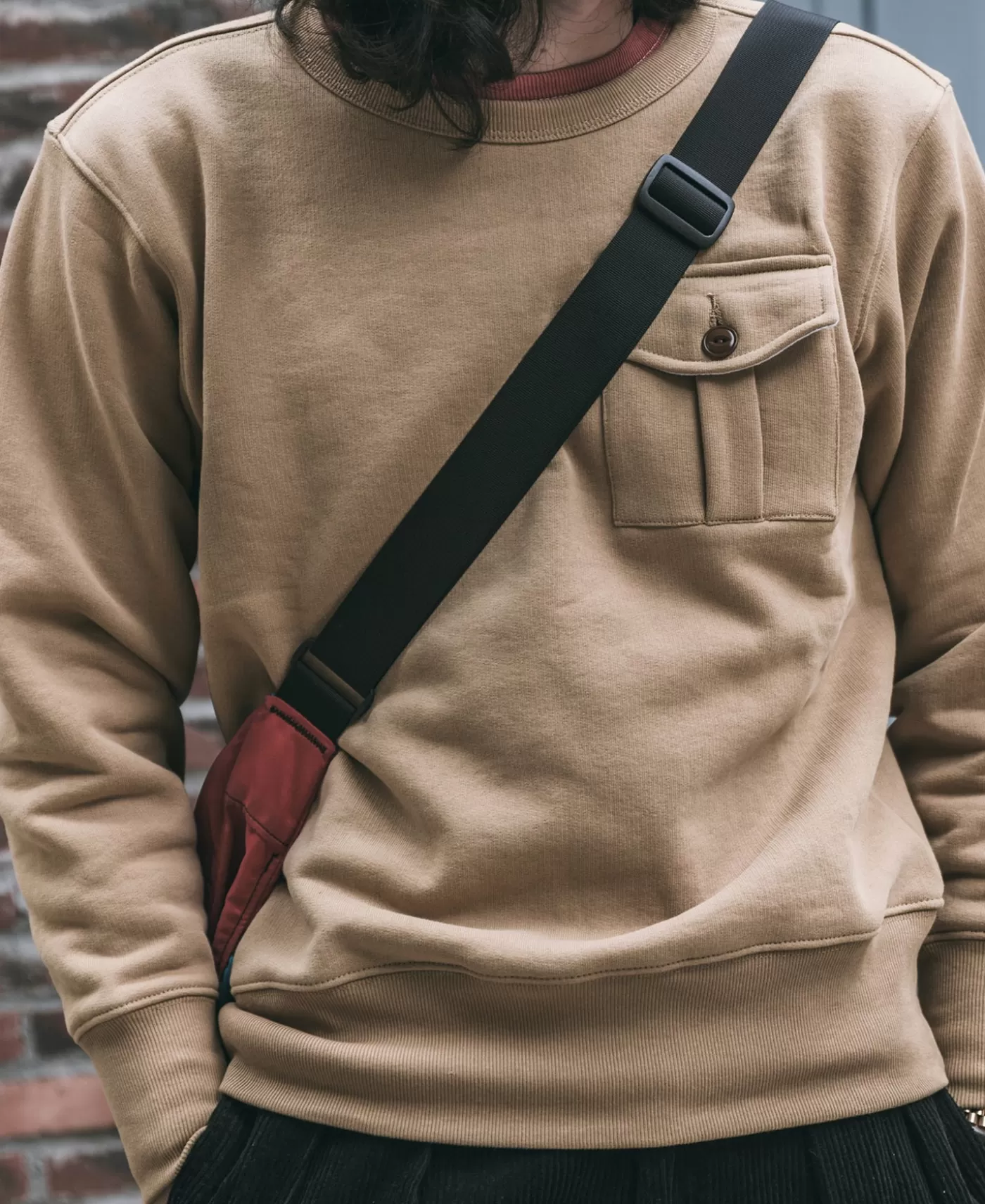 Clearance Military Pocket Sweatshirt - Sweatshirts & Hoodies