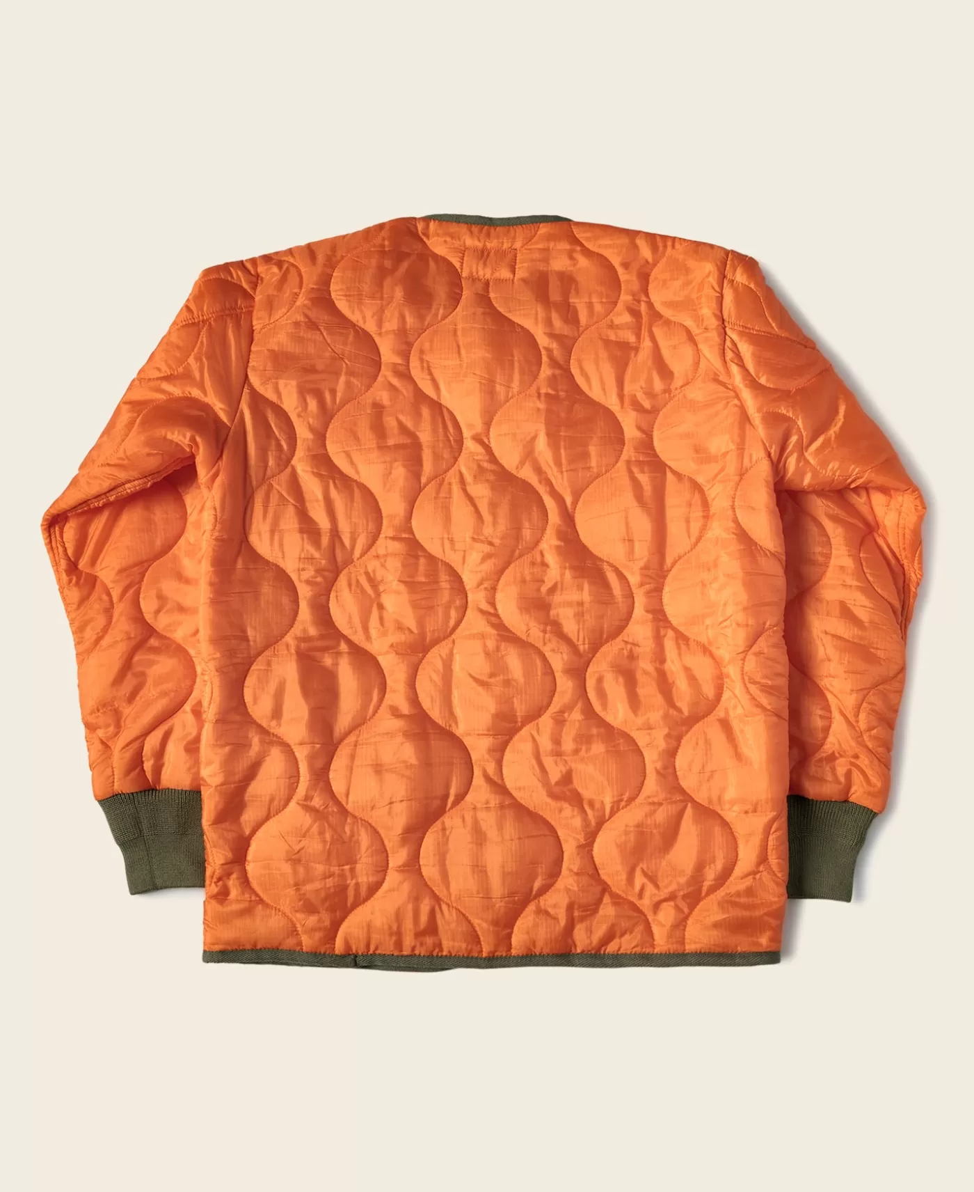 Sale Military Style Quilted Padded Ripstop Nylon Jacket - Jackets & Coats