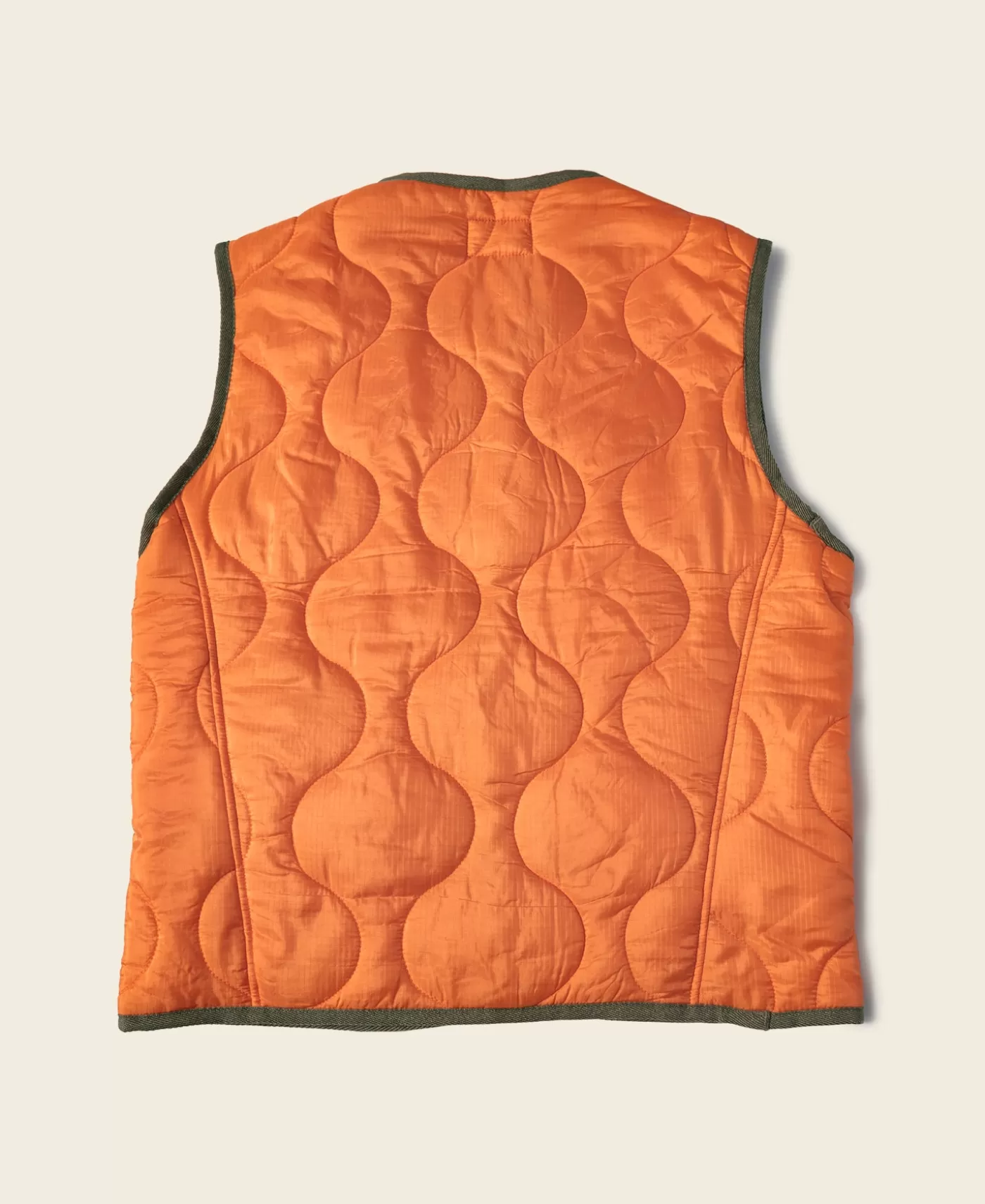 Sale Military Style Quilted Padded Ripstop Nylon Vest - Vests