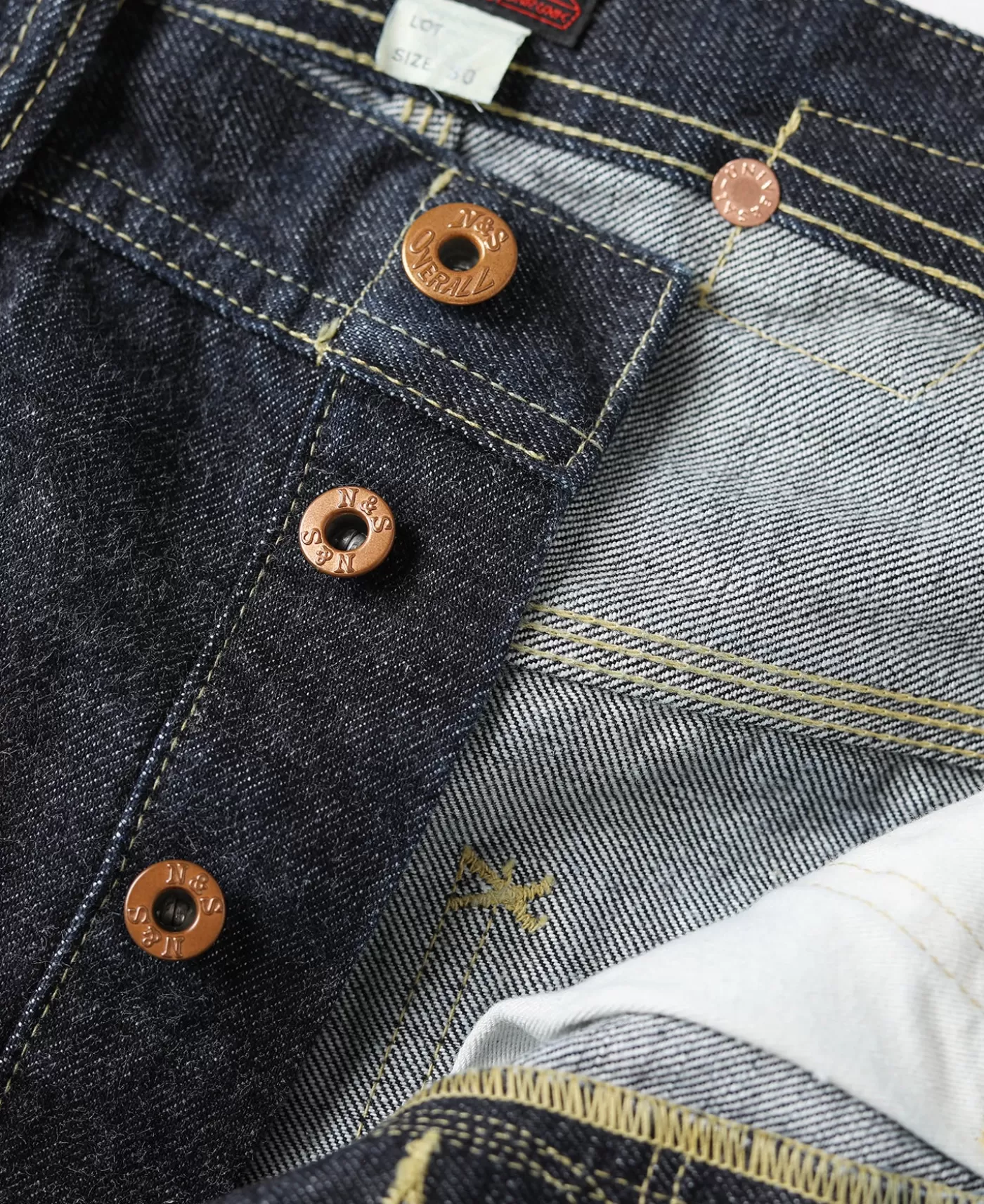 model_cowboy_selvedge_denim_jeans_7.webp Store 1936 Model Cowboy Selvedge Denim Jeans Jeans | Pants & Trousers