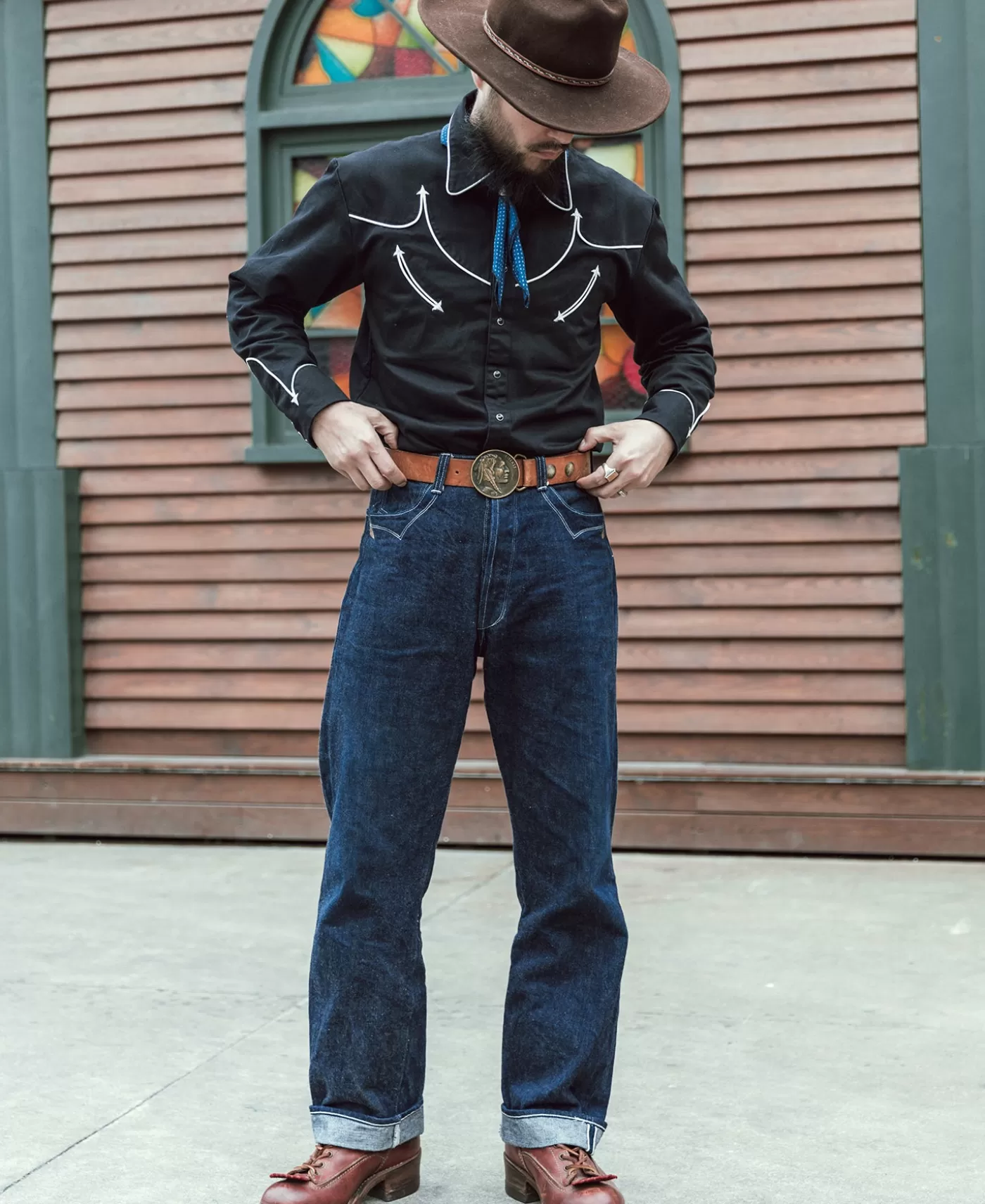 old_time_western_shirt_4.webp Best Sale Old Time Western Shirt Long Sleeve Shirts