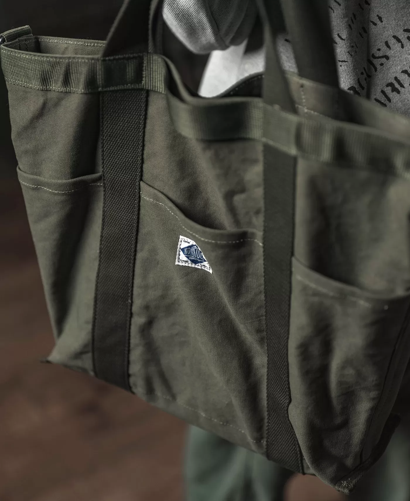 oz_canvas_tote_bag__olive_3.webp Best 18 oz Canvas Tote Bag - Bags & Luggage